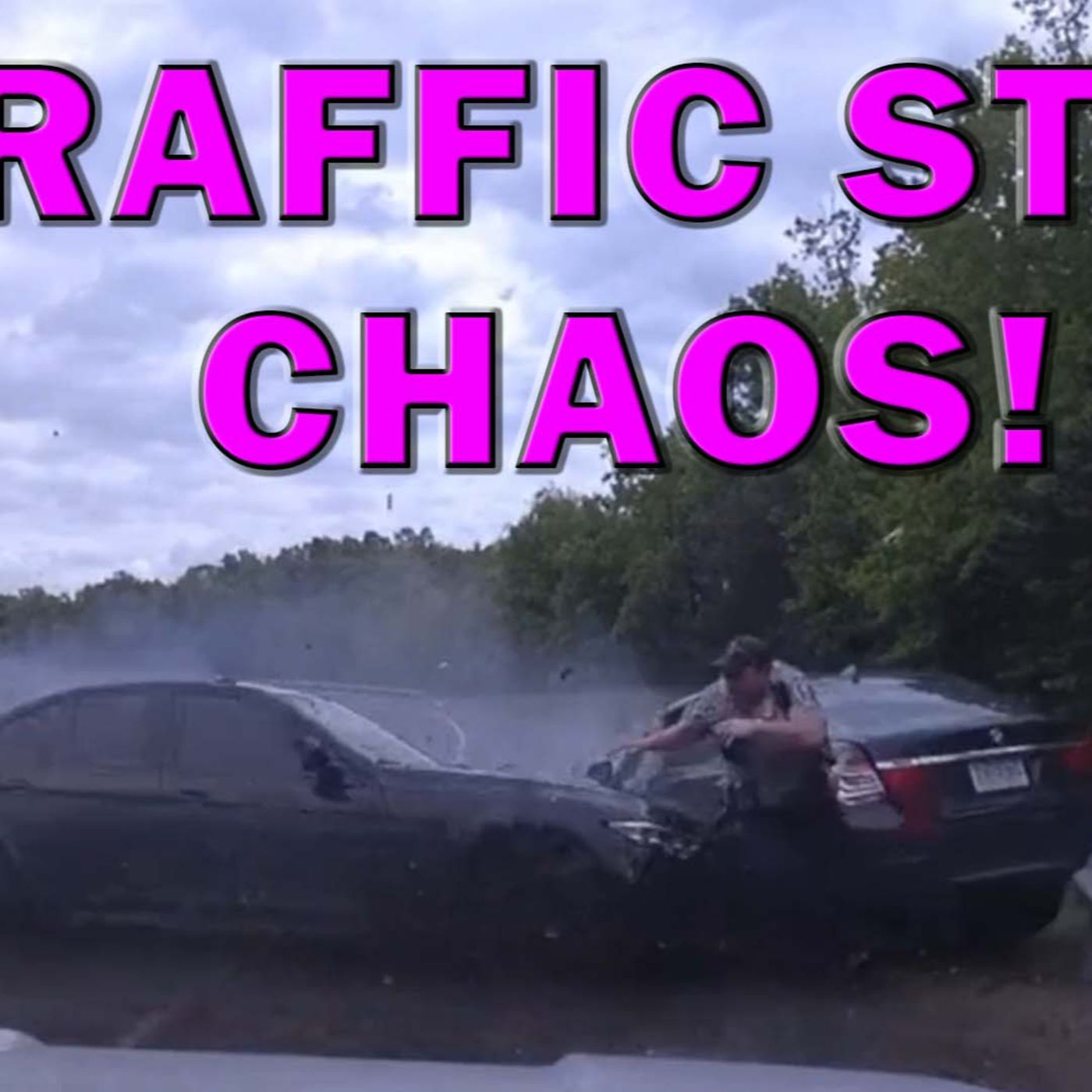 Car Tears Through Traffic Stop And Undercuts Cop On Video - LEO Round Table S08E72 episode artwork