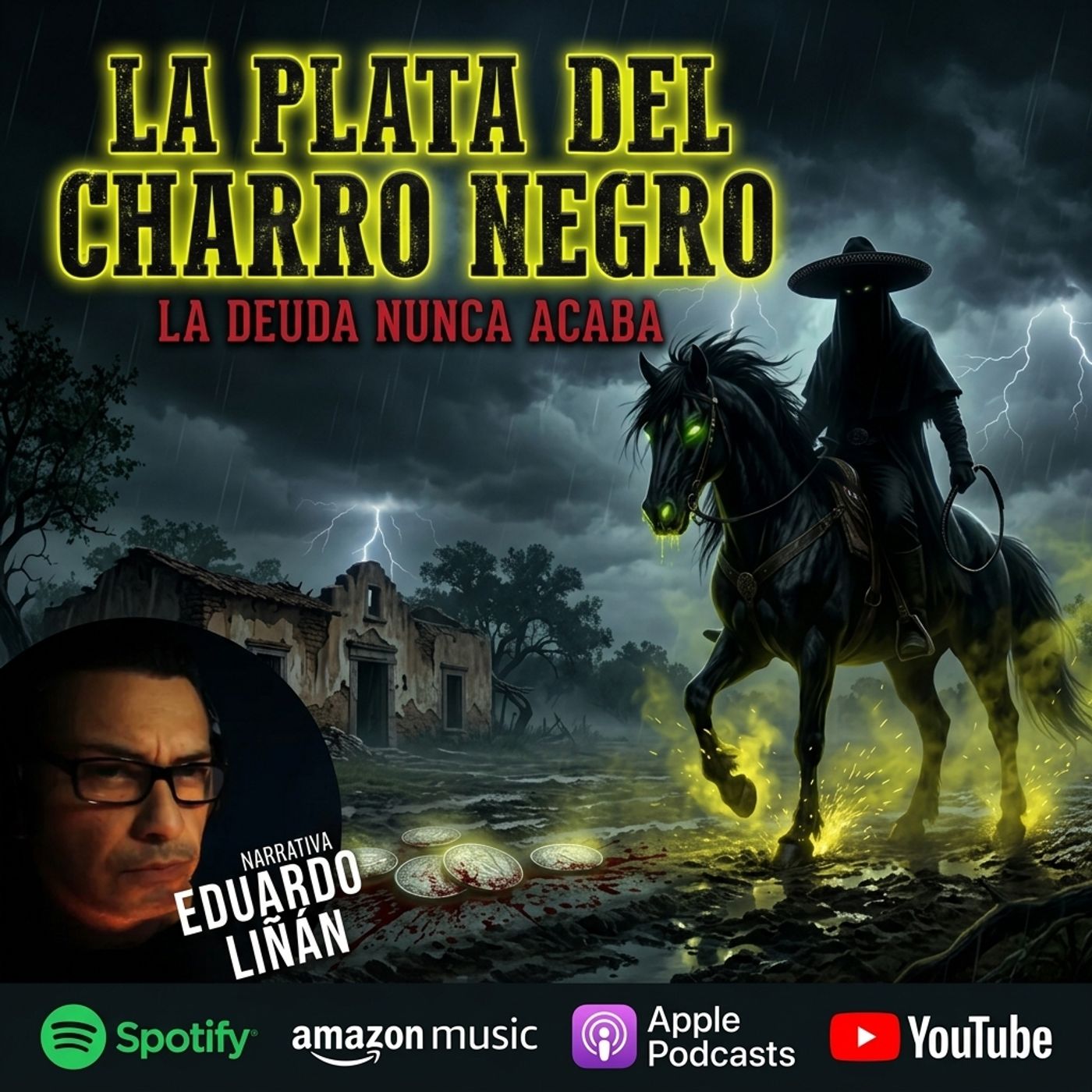 Portada de El HorrorCast de Eduardo Liñán
