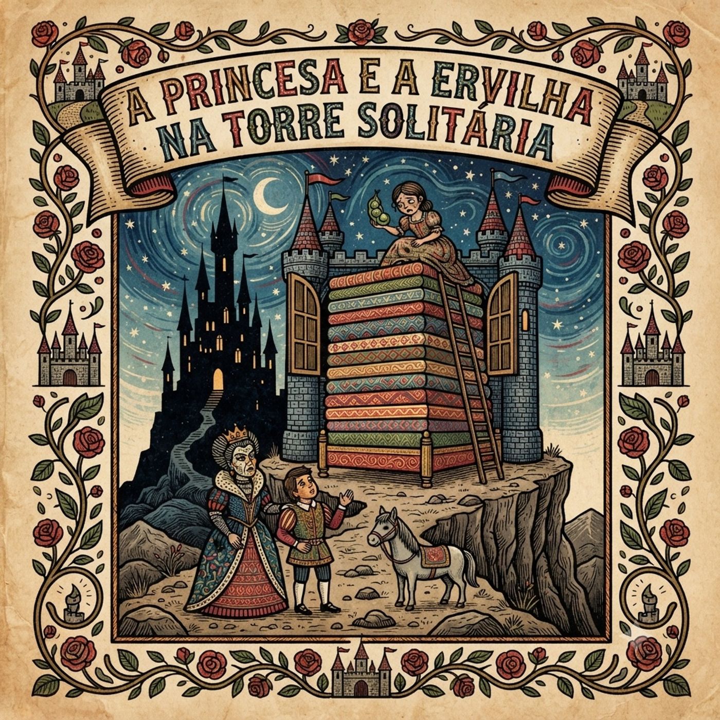 【Conto Tradicional】A Pequena Princesa contra o Teste Secreto da Rainha