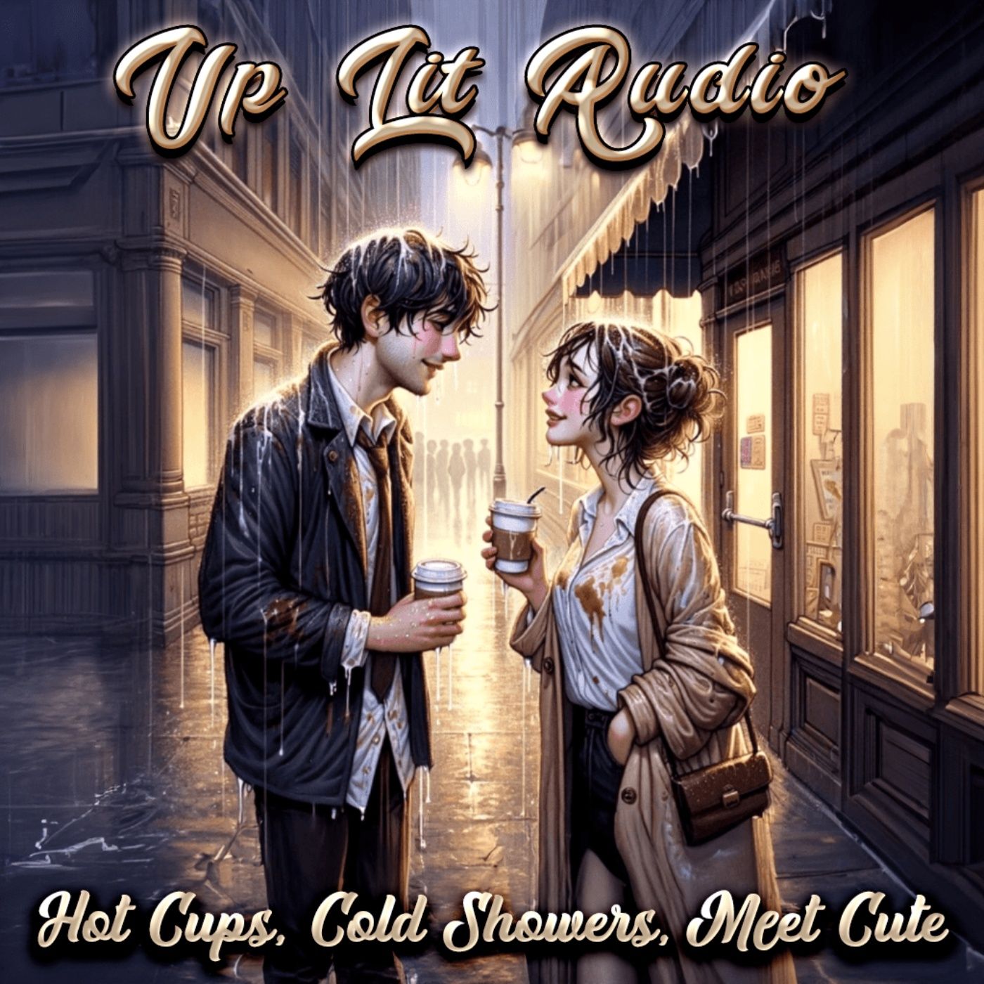 Hot Cups, Cold Showers, Meet Cute - Romance Comedy Feel Good Flash Fiction episode artwork