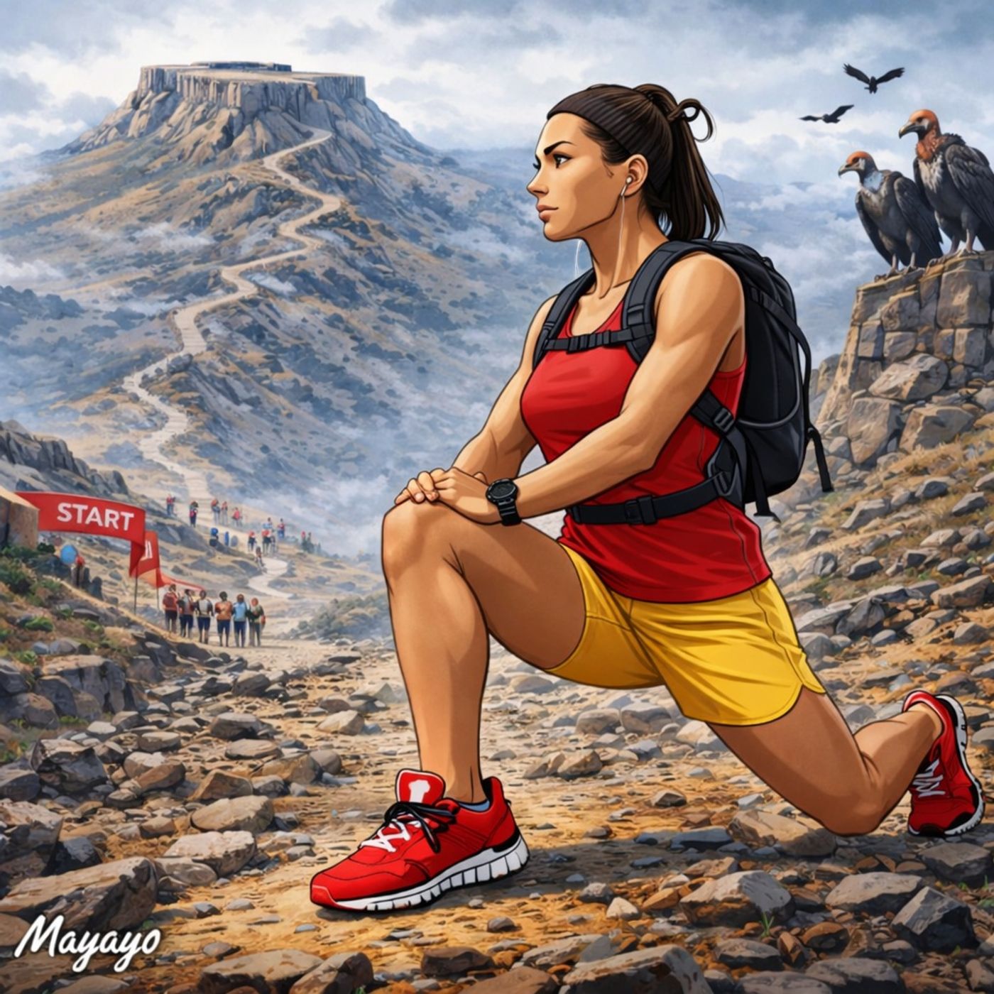 Estiramientos piernas trail running Porque como y cúando, con Mayayo.