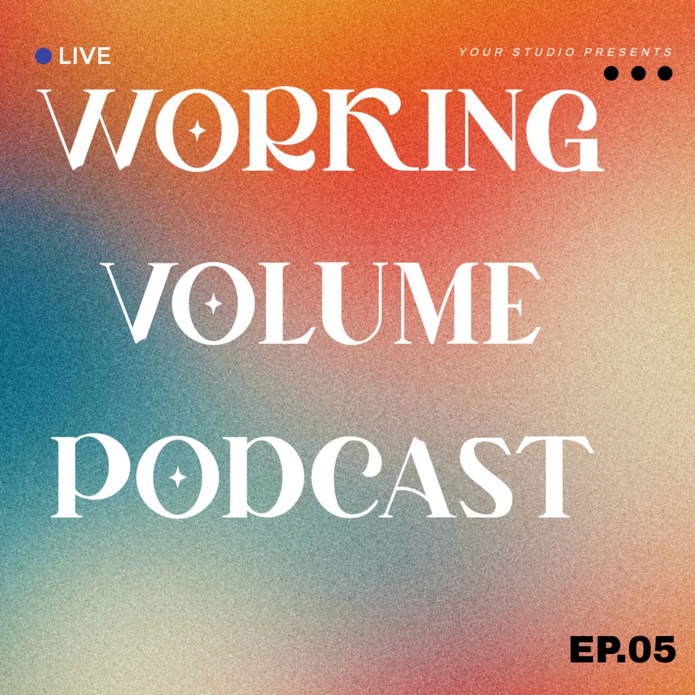 Working volume
