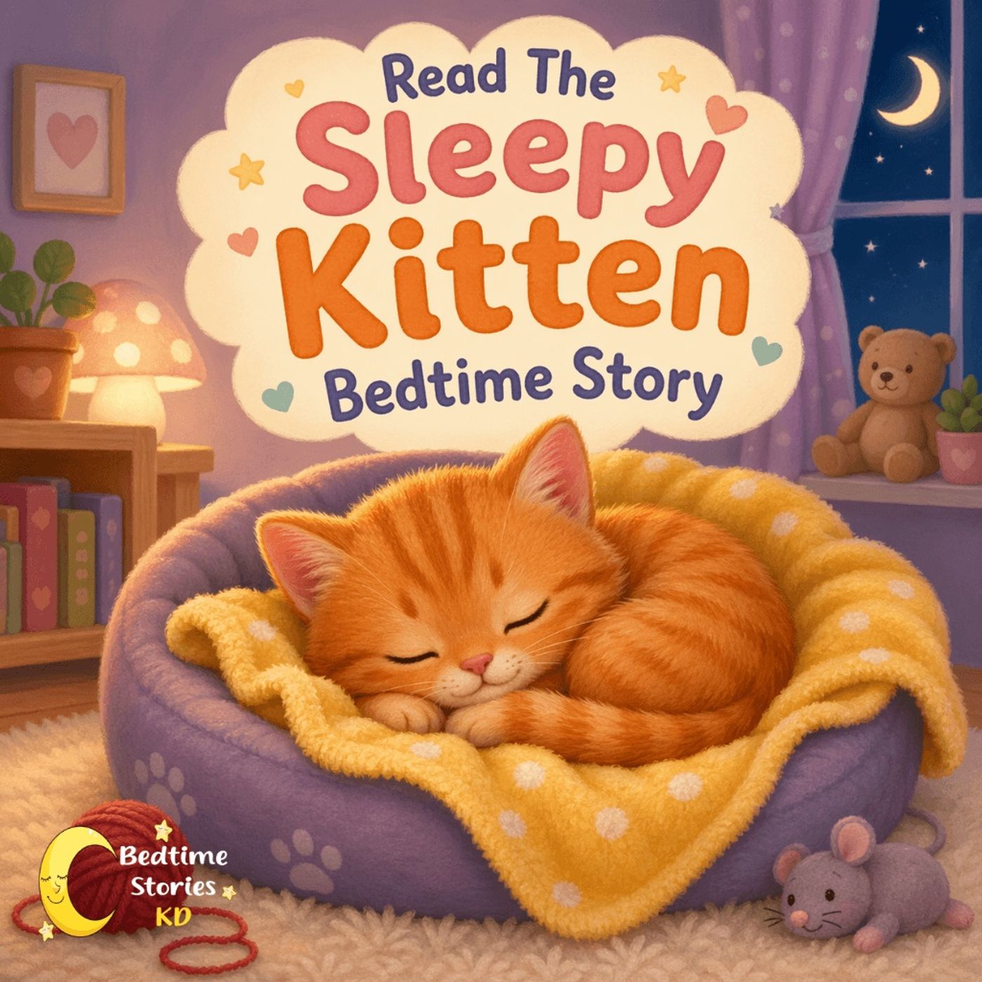 Kitten Bedtime Story Ginger the Sleepy Little Kitten episode artwork