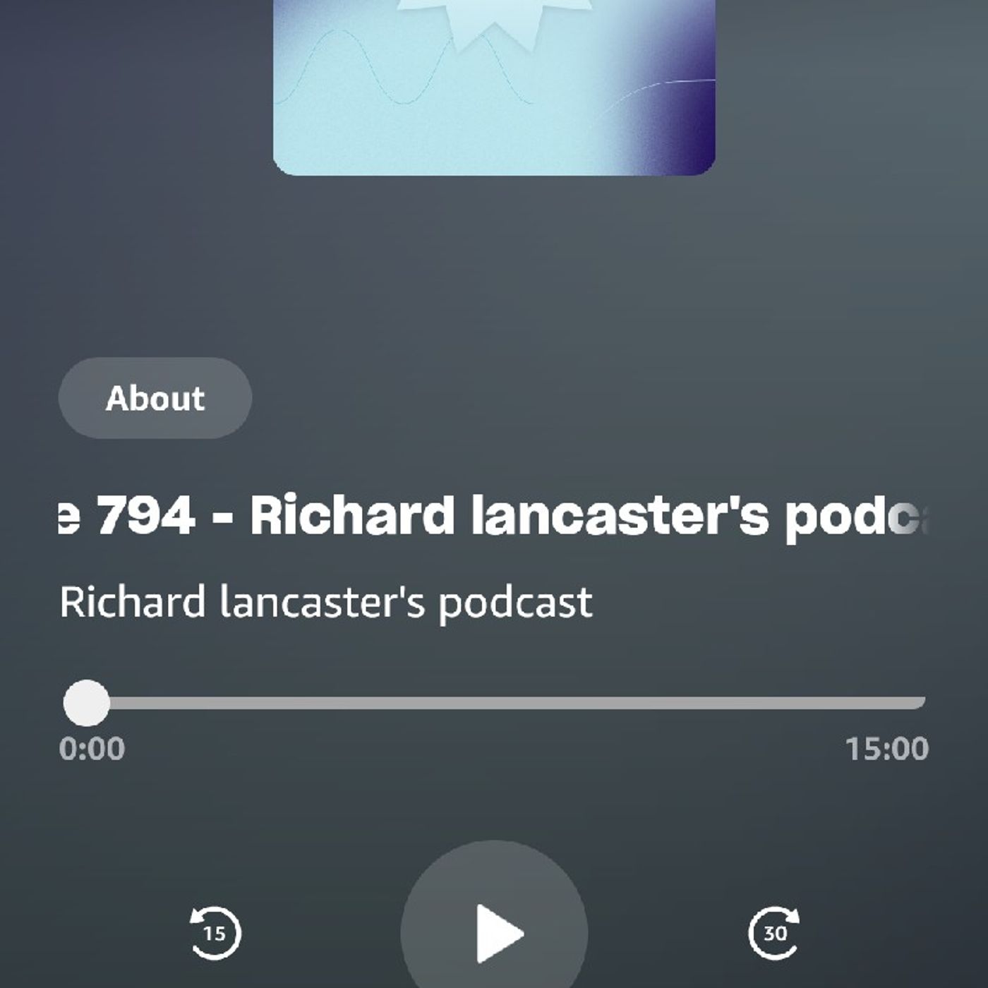 Episode 876 - Richard lancaster's podcast