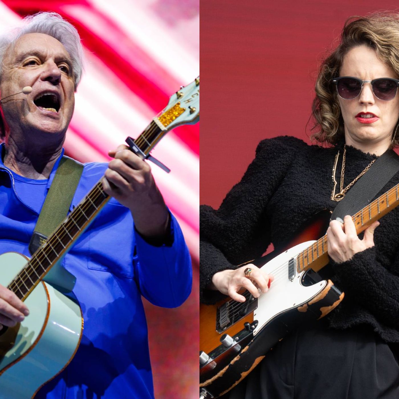 Watch David Byrne join Anna Calvi on stage in Halifax and Cardiff for ‘Strange Weather’