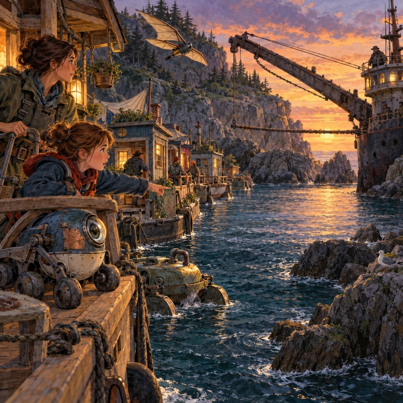 The Cove Behind the Crane