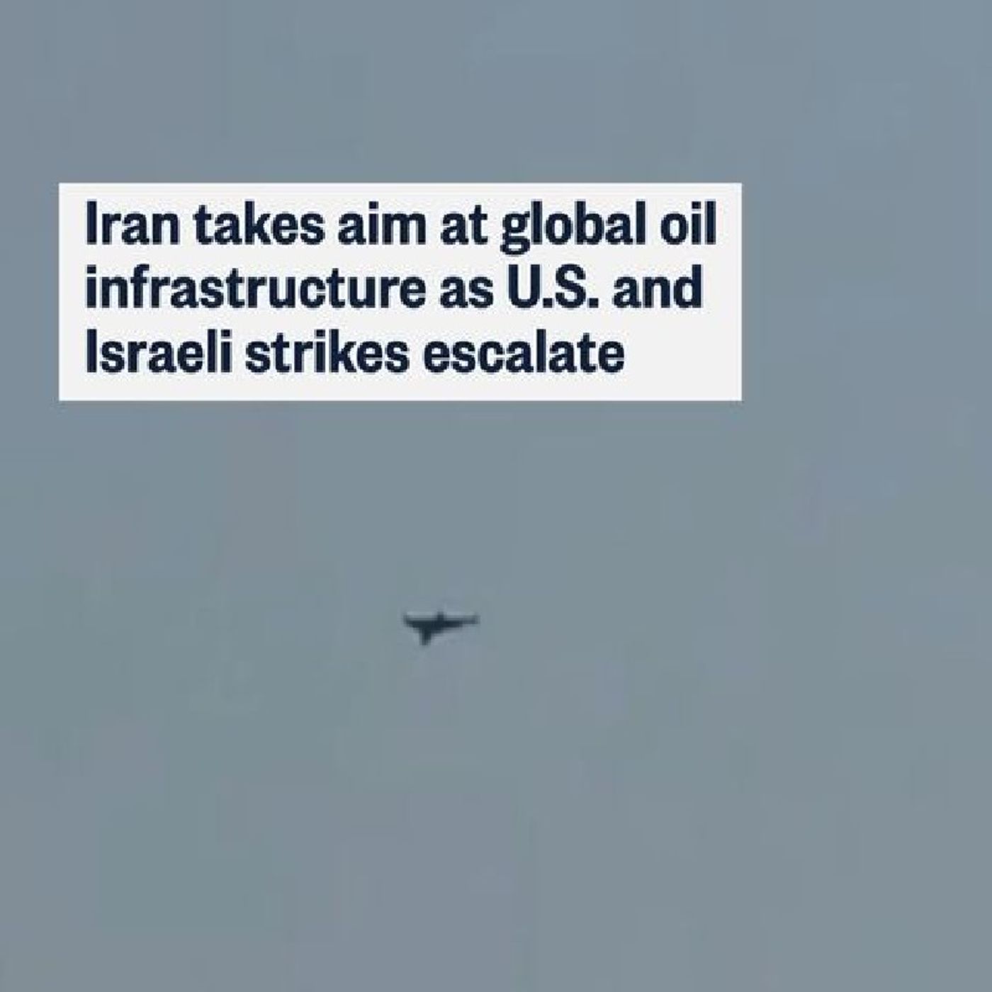 As U.S. and Israeli strikes intensify, Iran targets oil infrastructure and commercial shipping near the Strait of Hormuz. episode artwork