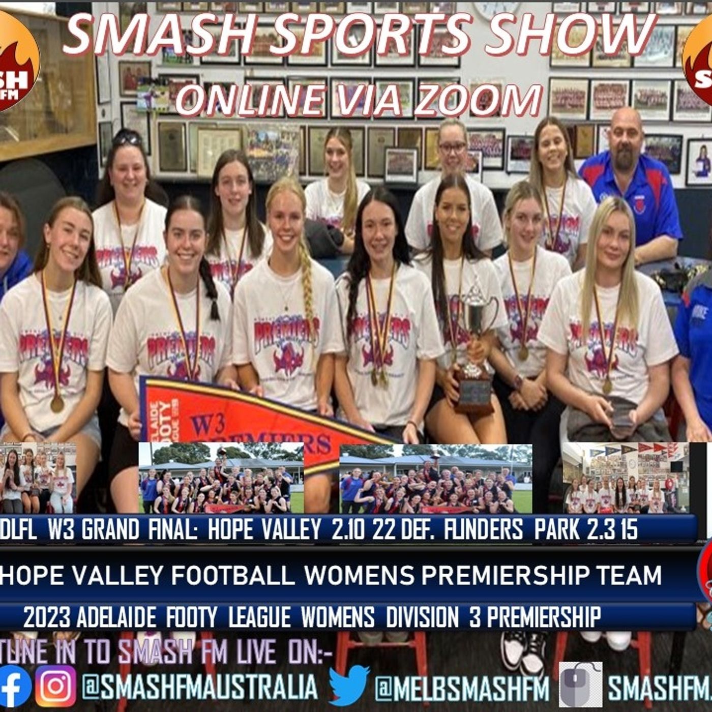 SSS10THYR: Hope Valley FC 2023 Adelaide Footy League Womens Division 3 Premiership Interviews 181023