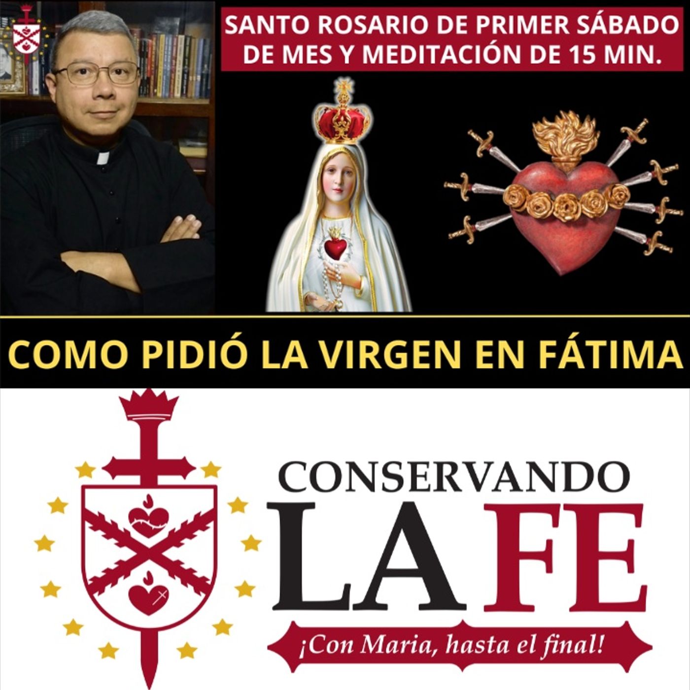 💥Santo Rosario de Primer Sábado de Mes. Como pidió la Virgen en Fátima.