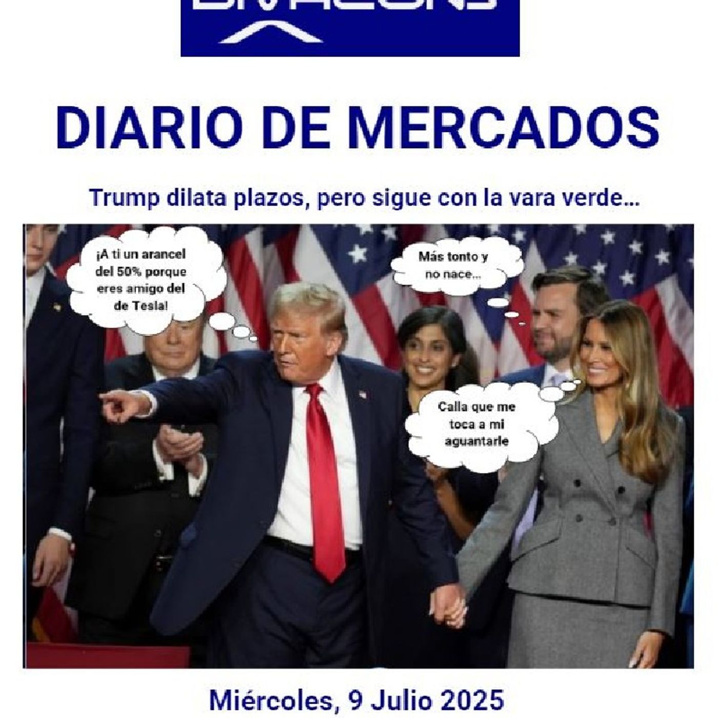 PODCAST en abierto DIARIO DE MERCADOS Miércoles 9 Julio 2025 episode artwork