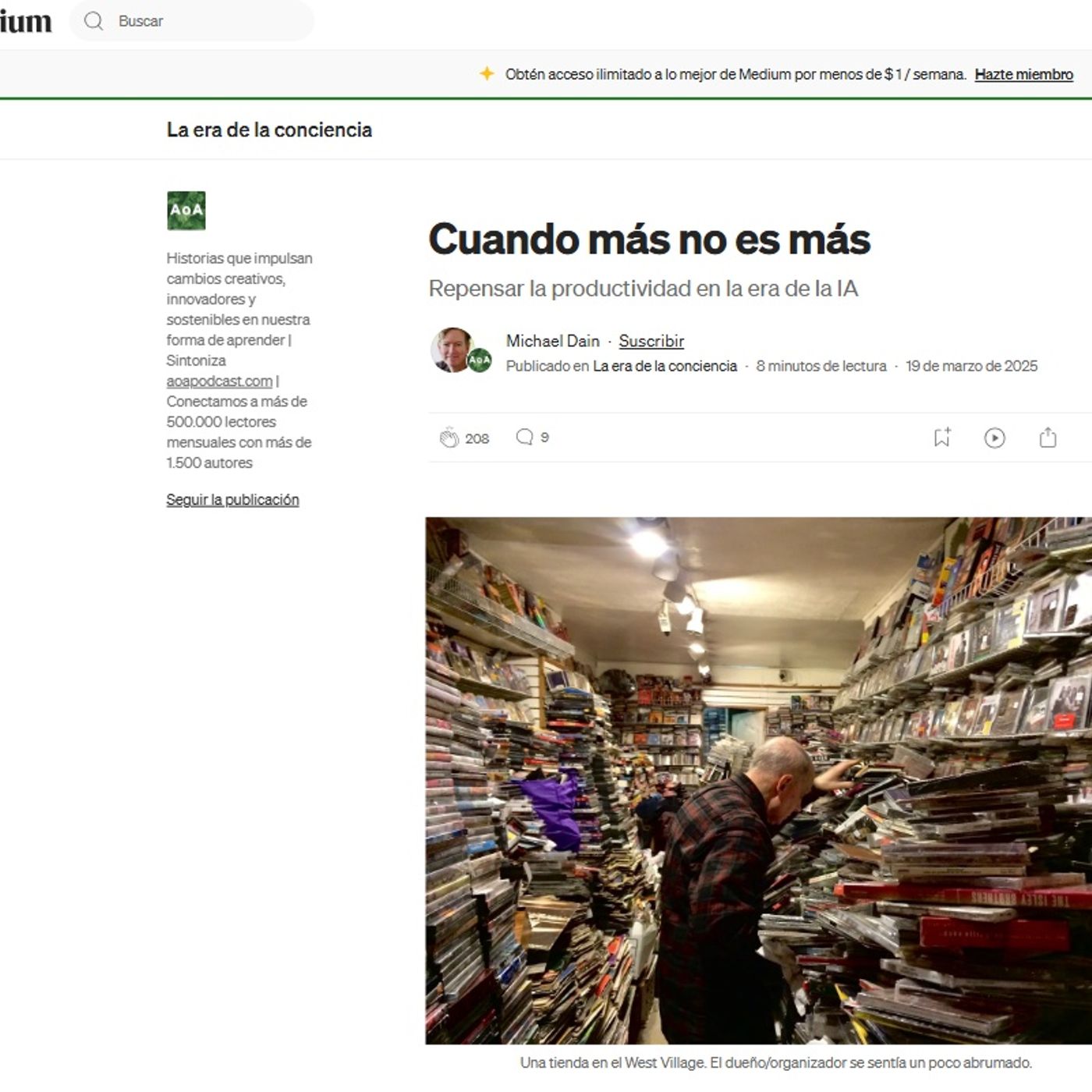Cuando más no es más.. Repensando la Productividad con IA episode artwork
