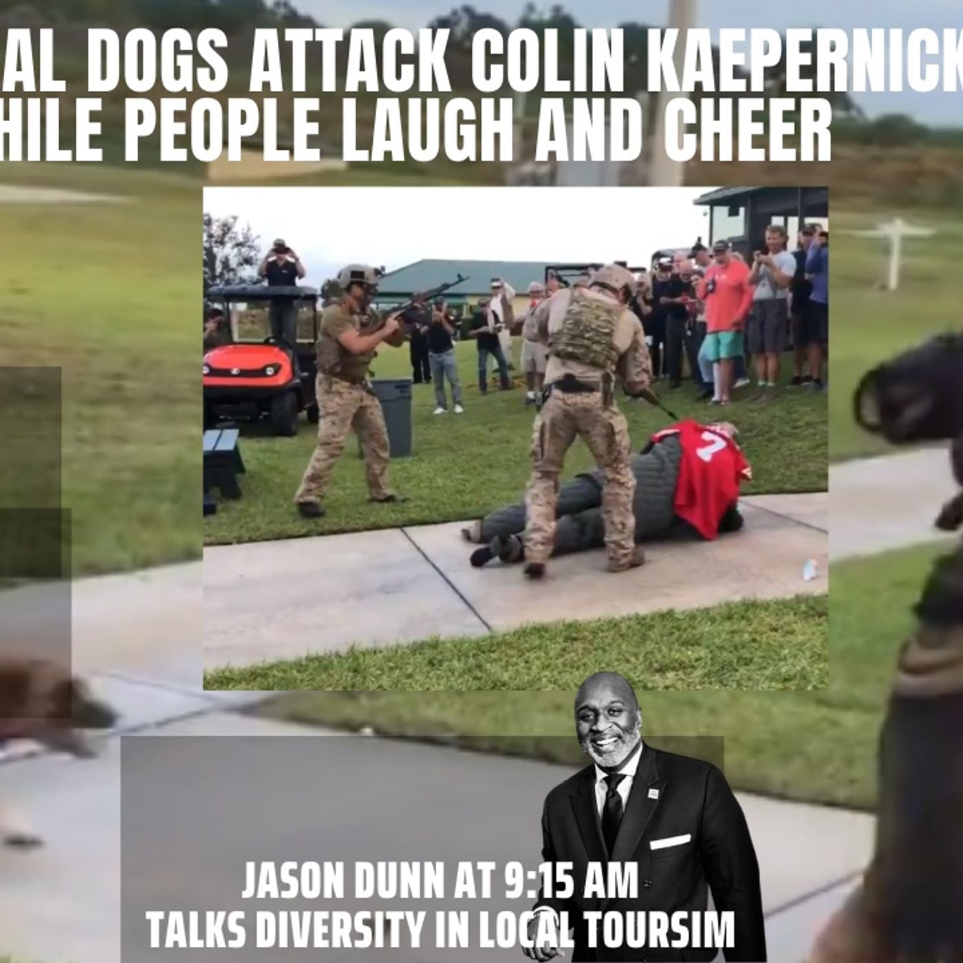 8.3 | Navy SEAL Dogs Attack (Fake) Colin Kaepernick While People Cheer and Laugh episode artwork