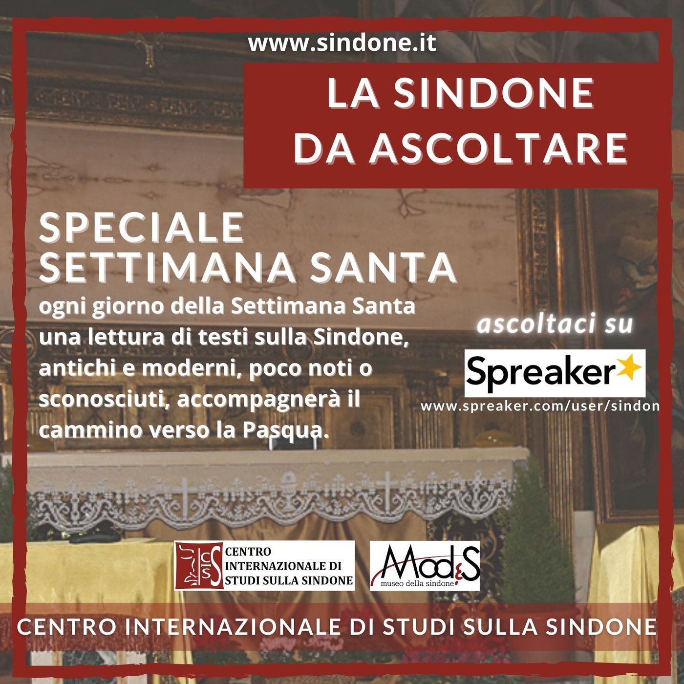 La Sindone da ascoltare_Settimana Santa cover art