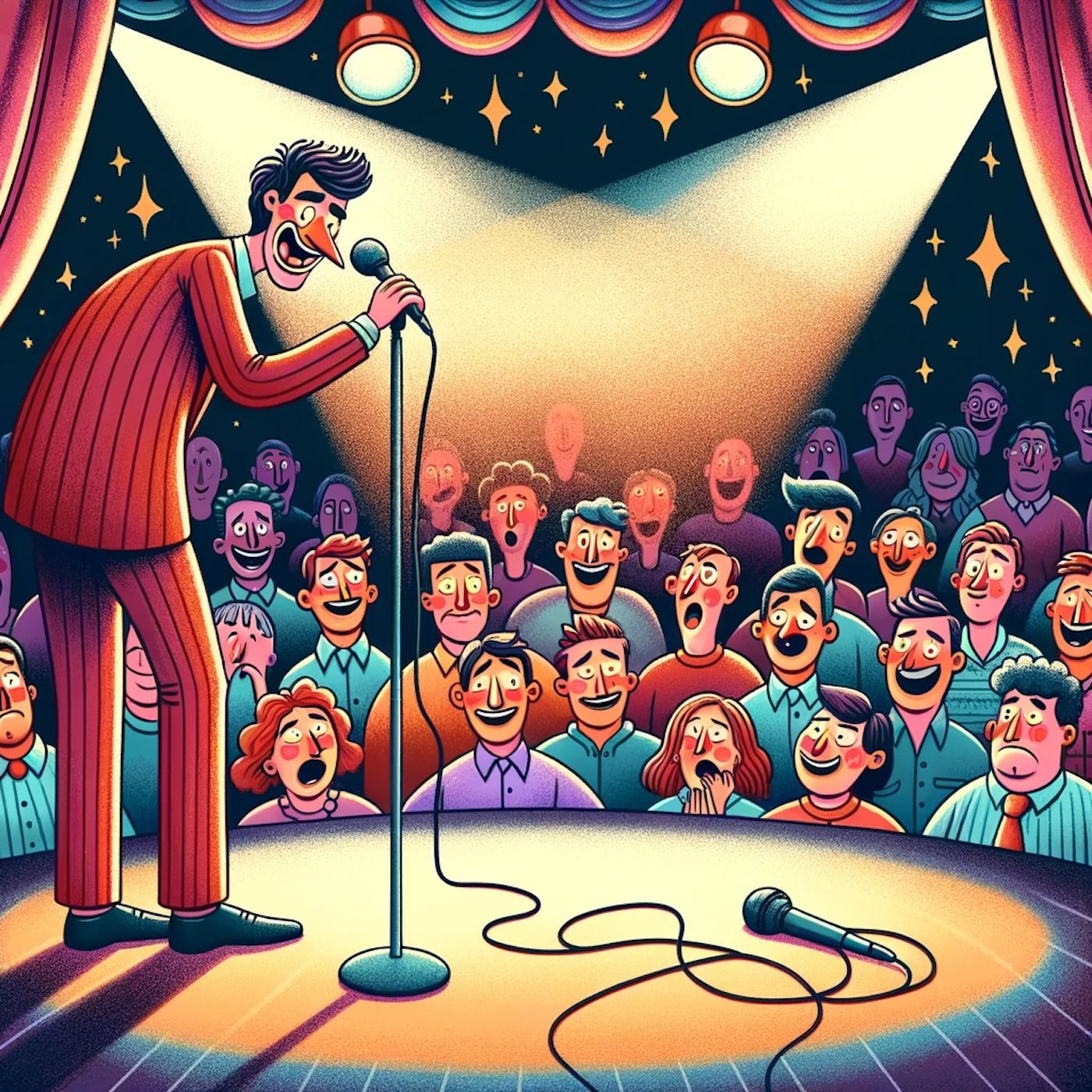 "If you're going to tell people the truth, be funny or they'll kill you." episode artwork