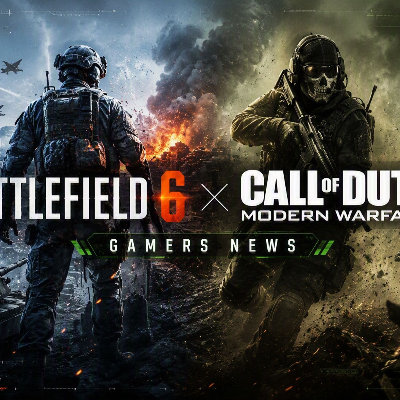 Battle Feield And Call of duty episode artwork