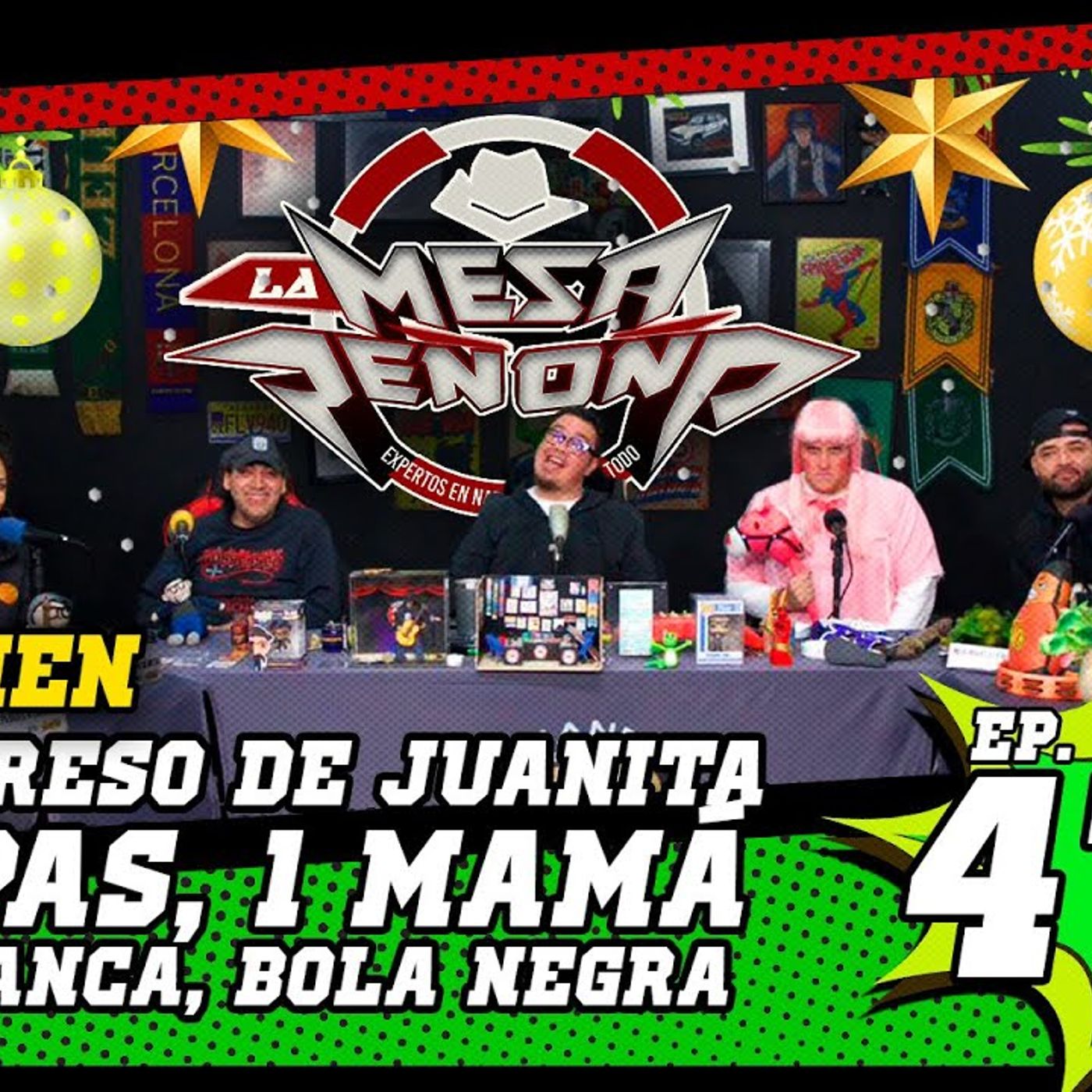 RESUMEN _La Mesa Reñoña 476.- El regreso de Juanita_ 2 papas, 1 mama_ Bola blanca, bola negra episode artwork