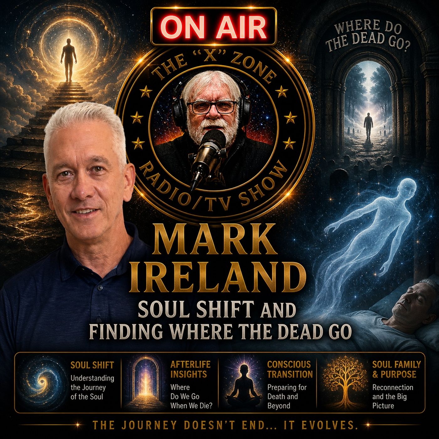 Rob McConnell Interviews - MARK IRELAND - Soul Shift and Finding Where The Dead Go