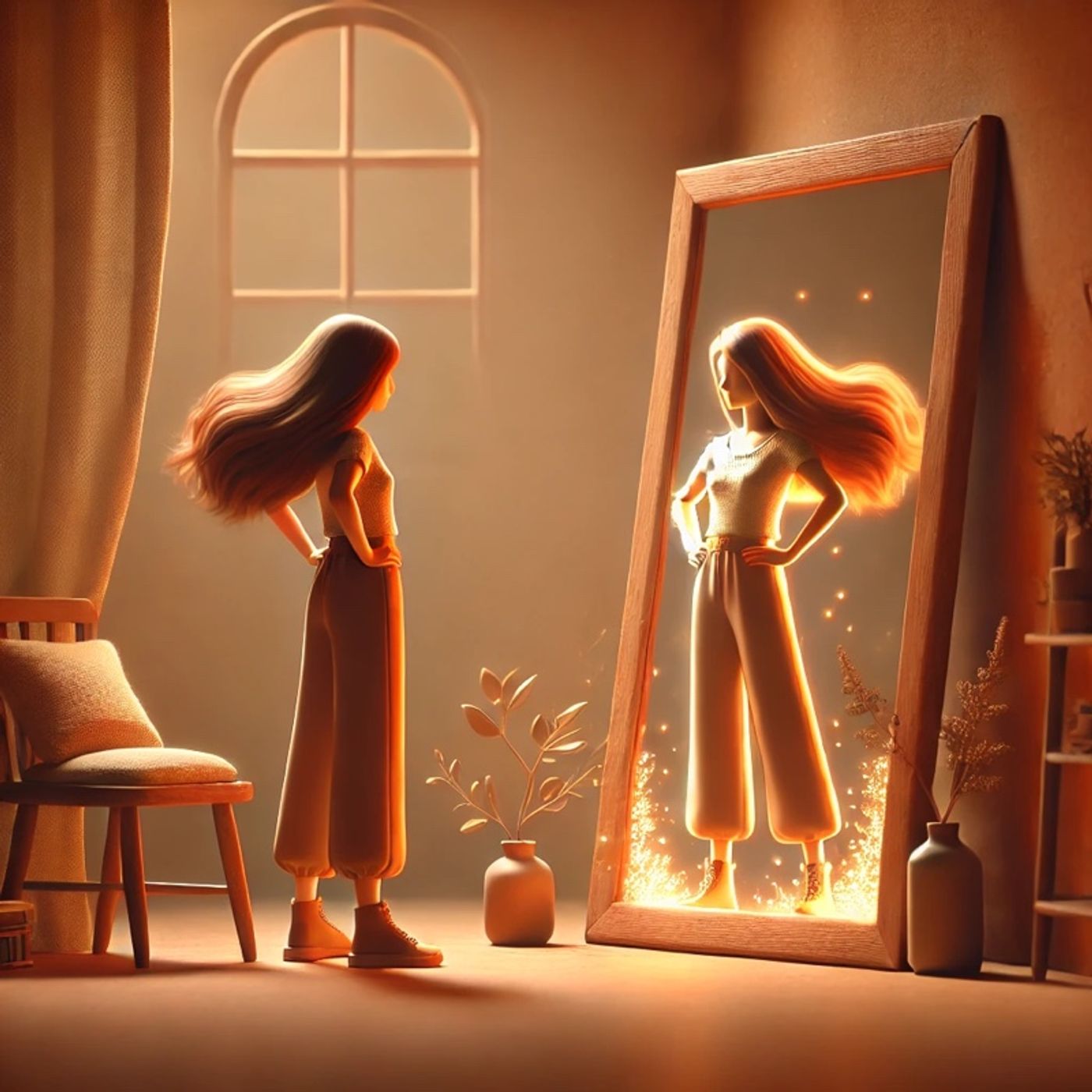Episode #4 - Her Stories “The Girl in the Mirror:Embracing yourself in a world full of expectations” episode artwork