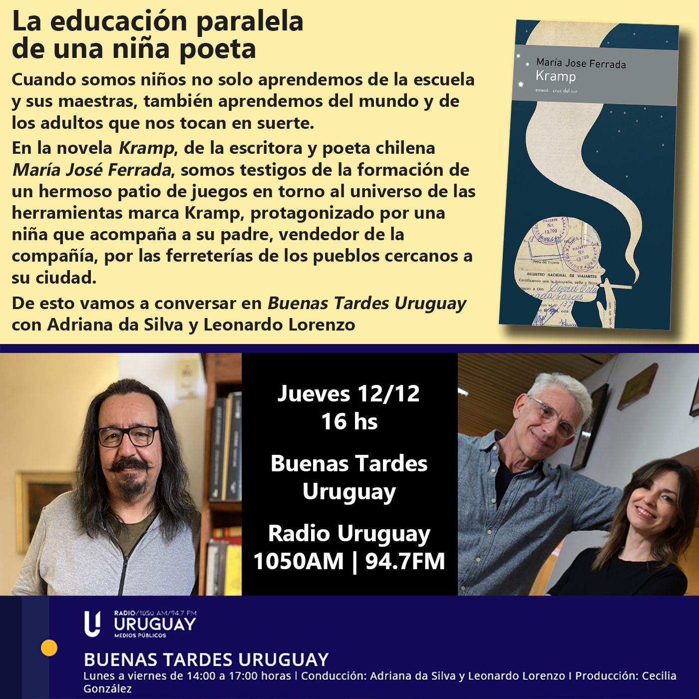 Buenas Tardes Uruguay | Kramp | María José Ferrada | 12-12-24 episode artwork