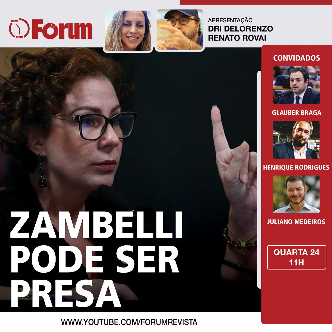 PGR faz denúncia contra Zambelli, que pode ser presa por falsificar alvará de soltura de traficante episode artwork