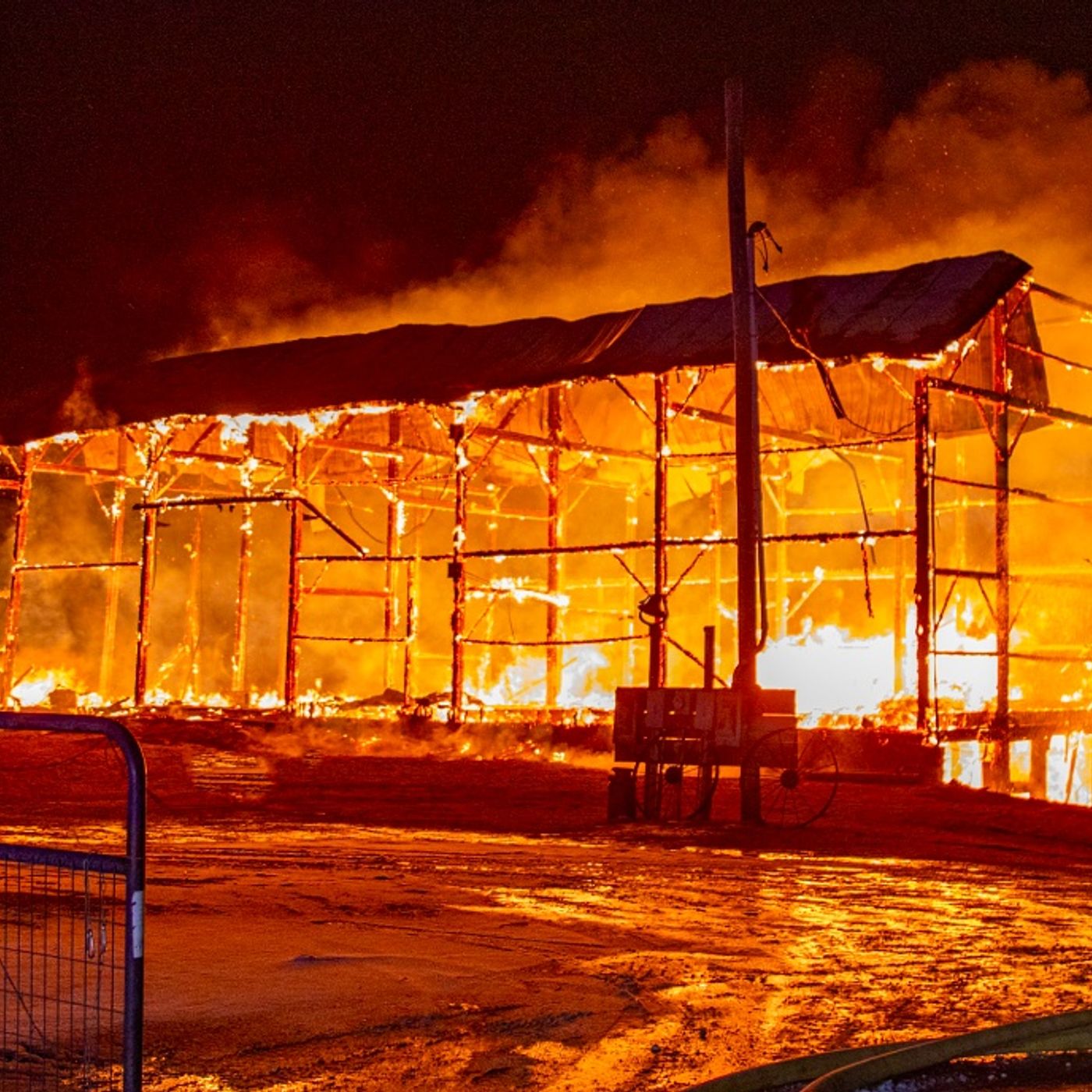 Several animals killed, barn destroyed in Hampshire-area fire episode artwork