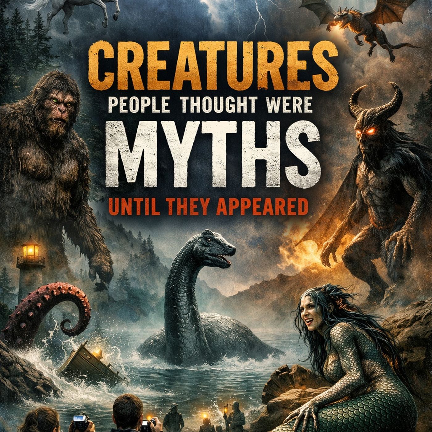 Creatures people thought were myths until they appeared
