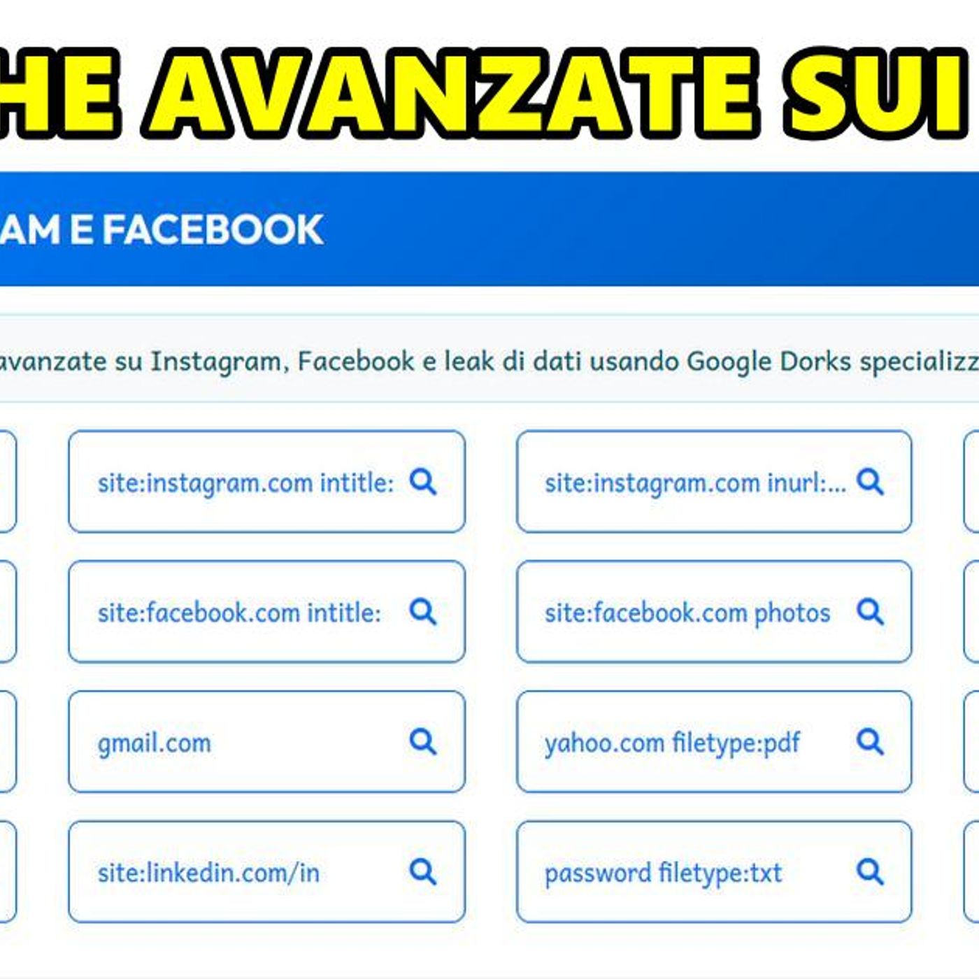 VerificareReputazione.it : nuova funzionalità per ricerche avanzate su Social Media episode artwork