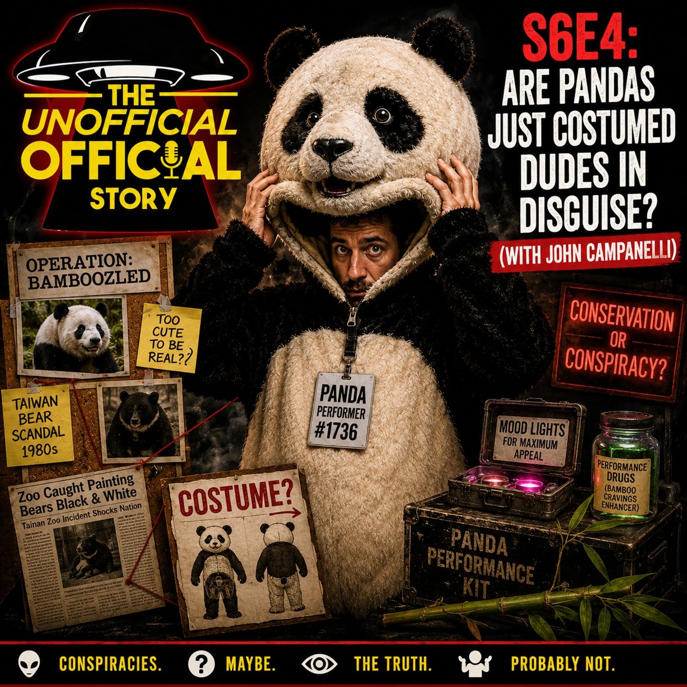 S6E4 Are Pandas Just Costumed Dudes in Disguise with John Campanelli