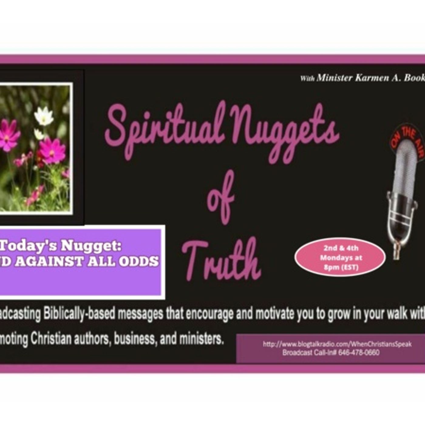 SPIRITUAL NUGGETS OF TRUTH with Min. Karmen A. Booker: Stand Against All Odds