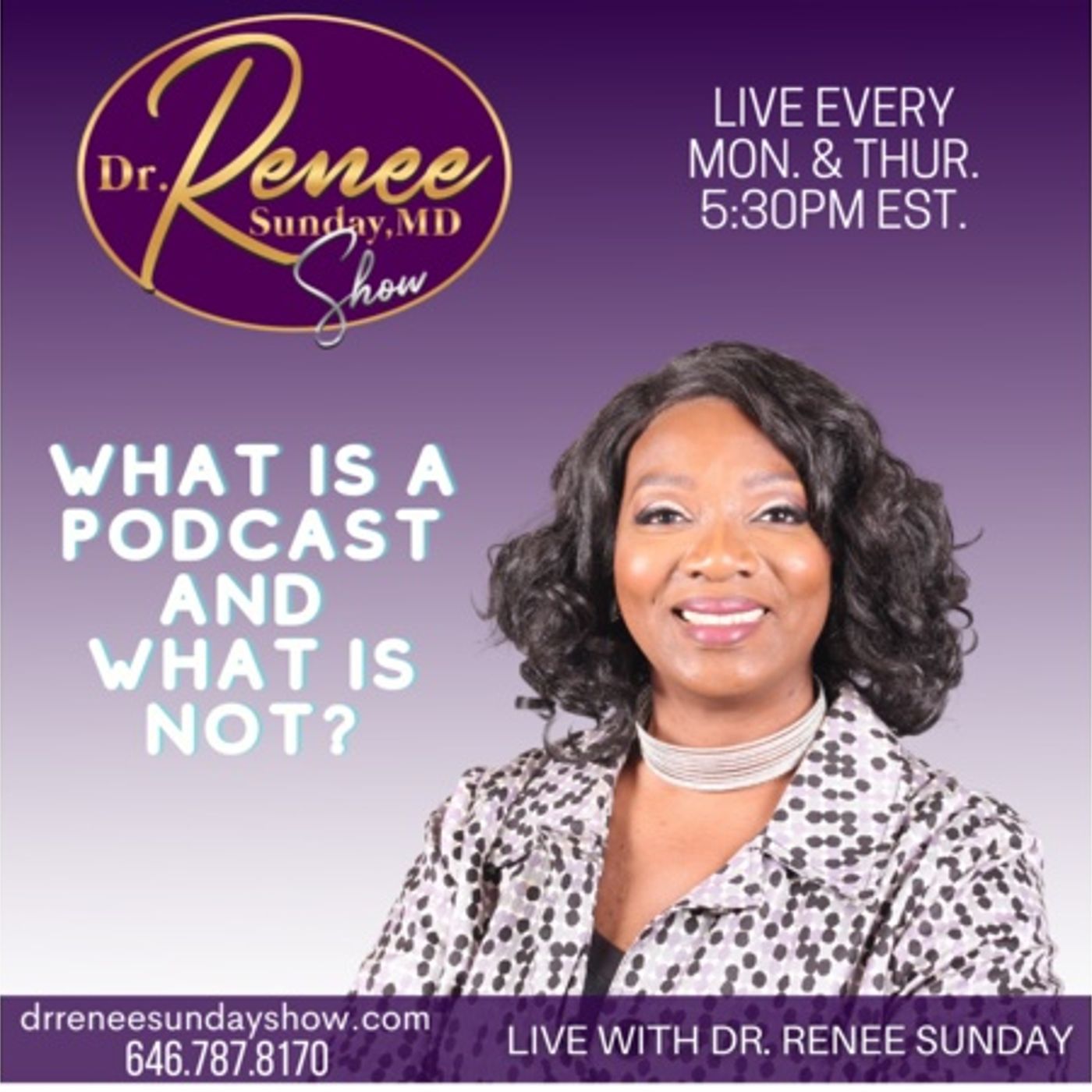 Dr. Renee Sunday\'s show