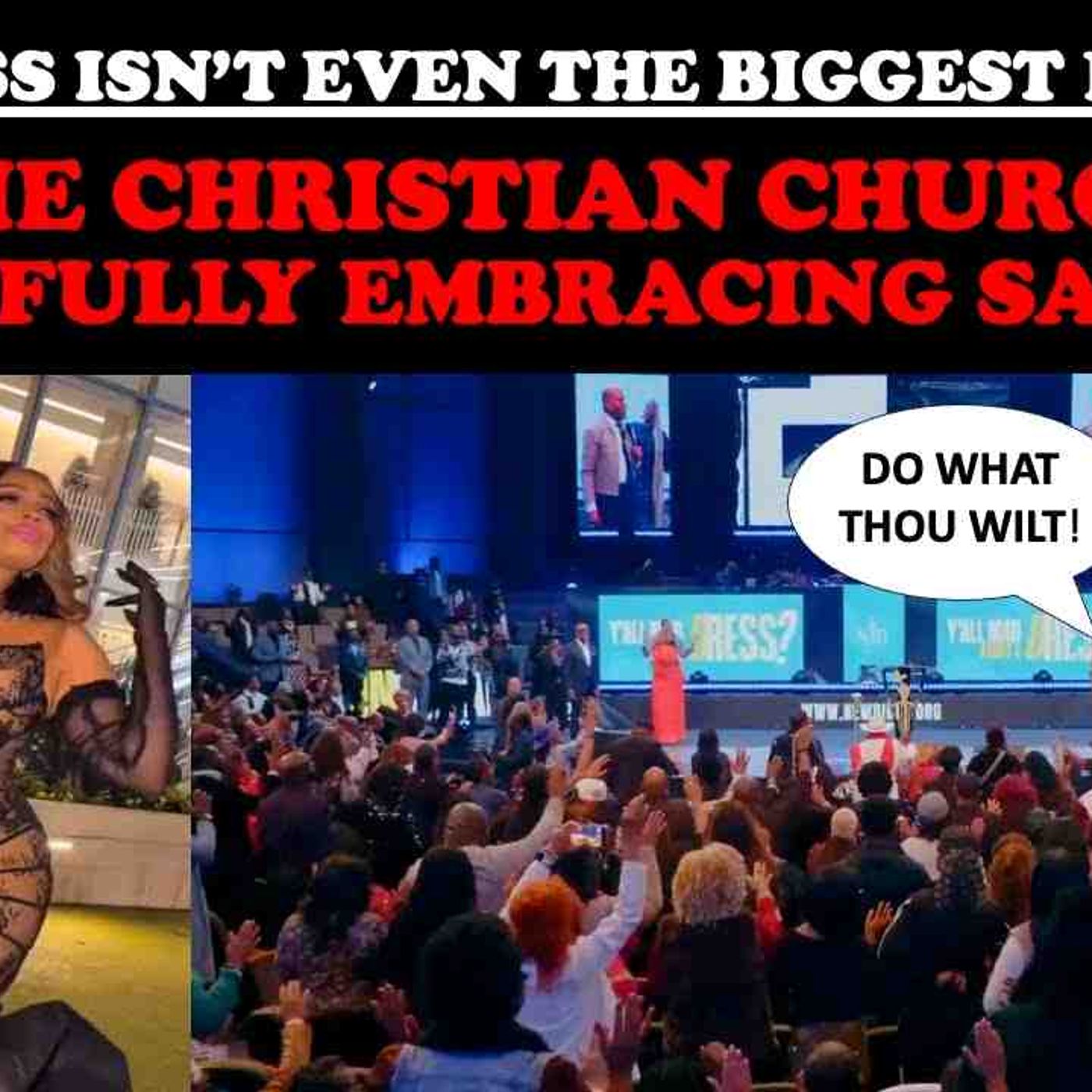 THE DRESS ISN_T EVEN THE BIGGEST PROBLEM_ THE CHRISTIAN CHURCH IS NOW FULLY EMBRACING SATANISM
