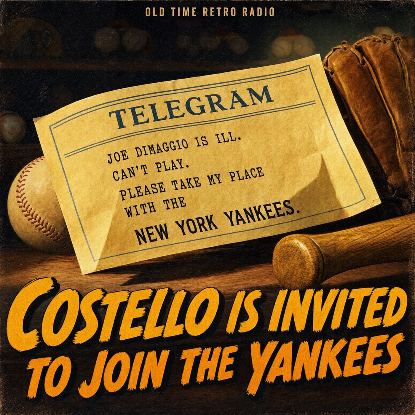 The Abbott And Costello Show - "Costello Is Invited to Join the Yankees" (Old Time Radio, 1947) episode artwork