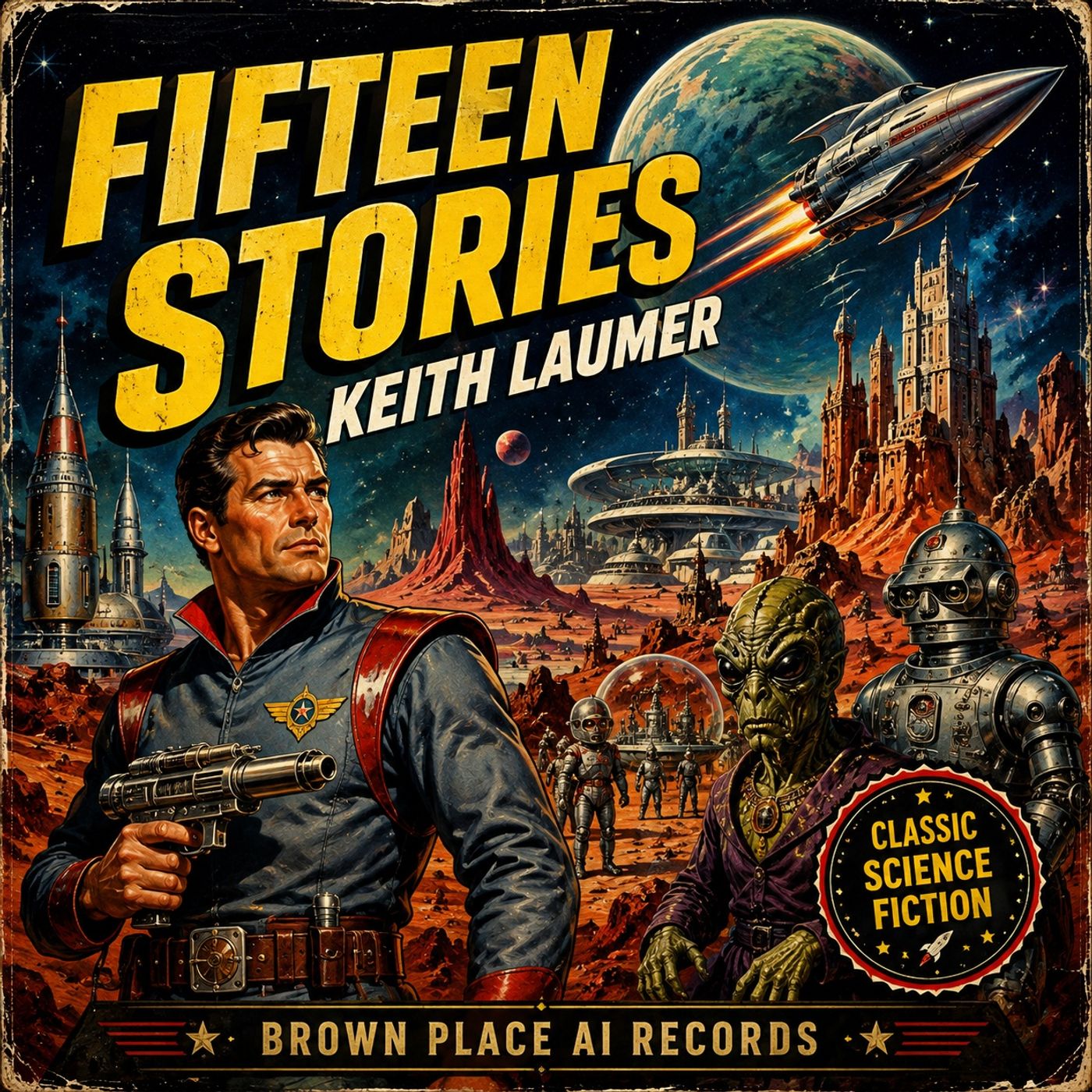 Fifteen Stories by Keith Laumer | Classic Science Fiction Audiobook Part 1