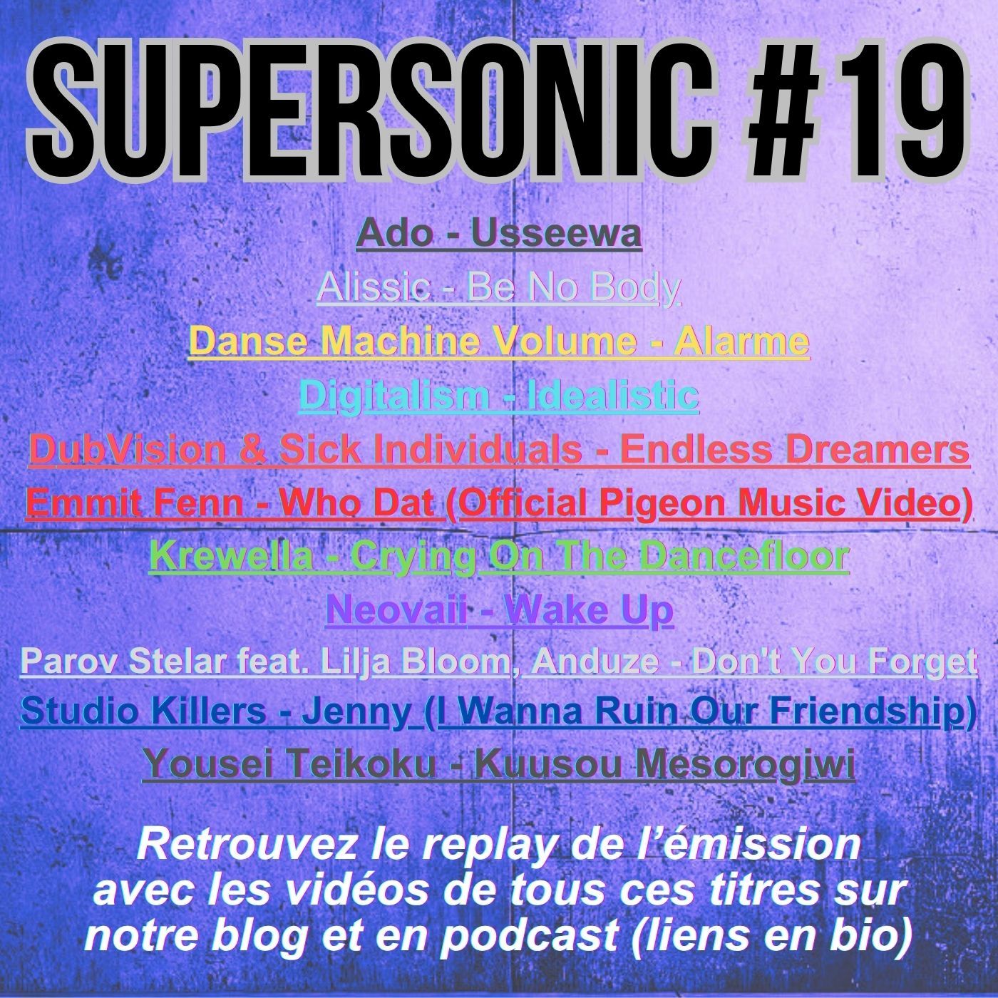 SUPERSONIC %2319 (13 juin 2025)