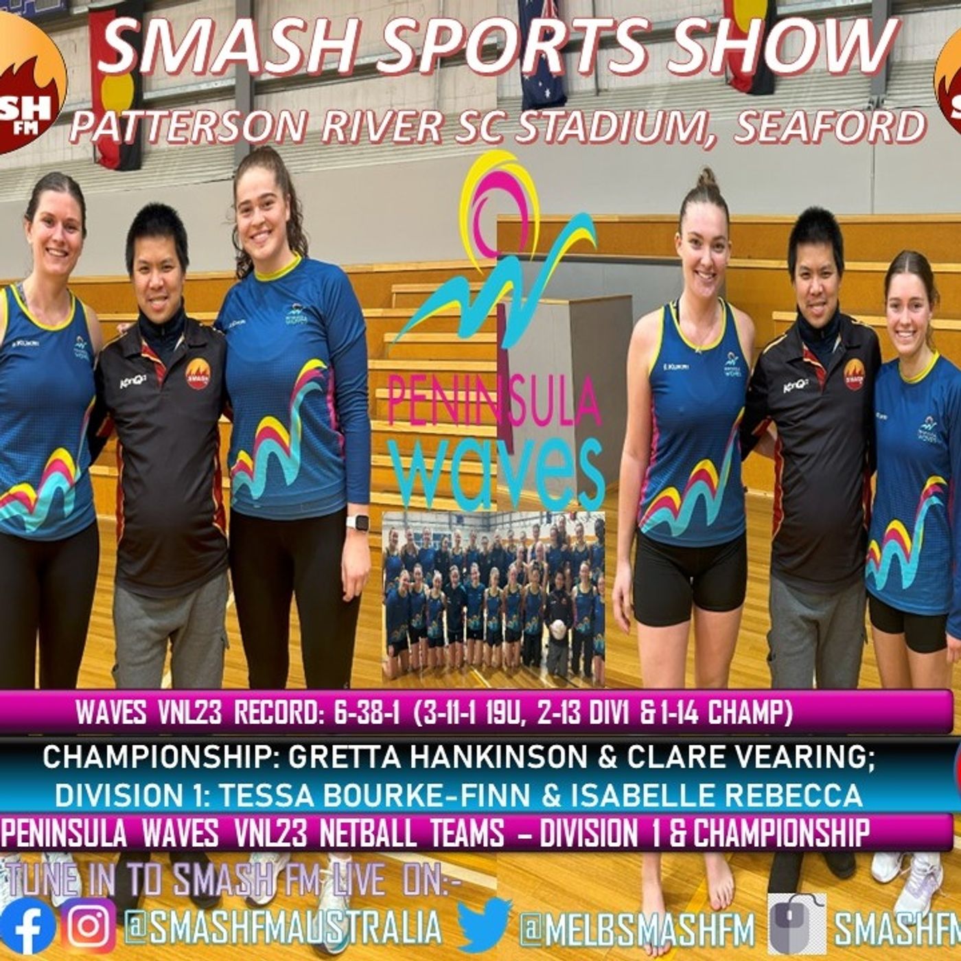 SSS10THYR: Peninsula Waves VNL23 Division 1 & Championship Netball Interviews 020723