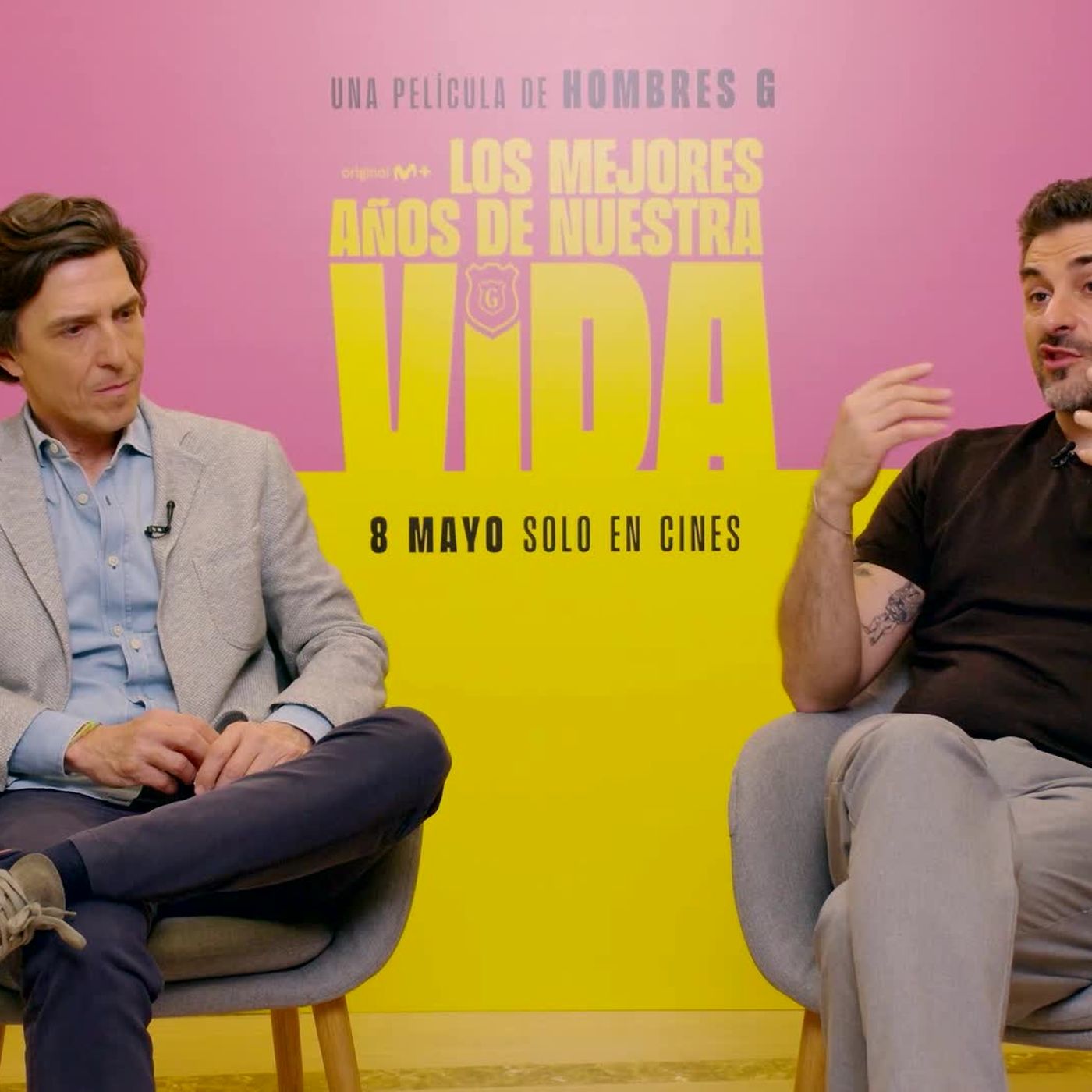 Charlie Arnaiz y Alberto Ortega: "Hombres G se dicen en la película cosas que no se habían dicho a la cara"