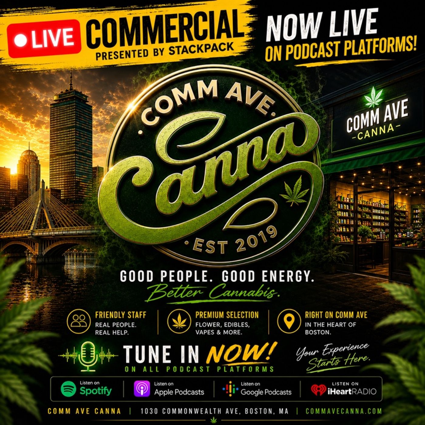 🔥Comm Ave Canna Commerical: Boston’s Cannabis Experience 🔥