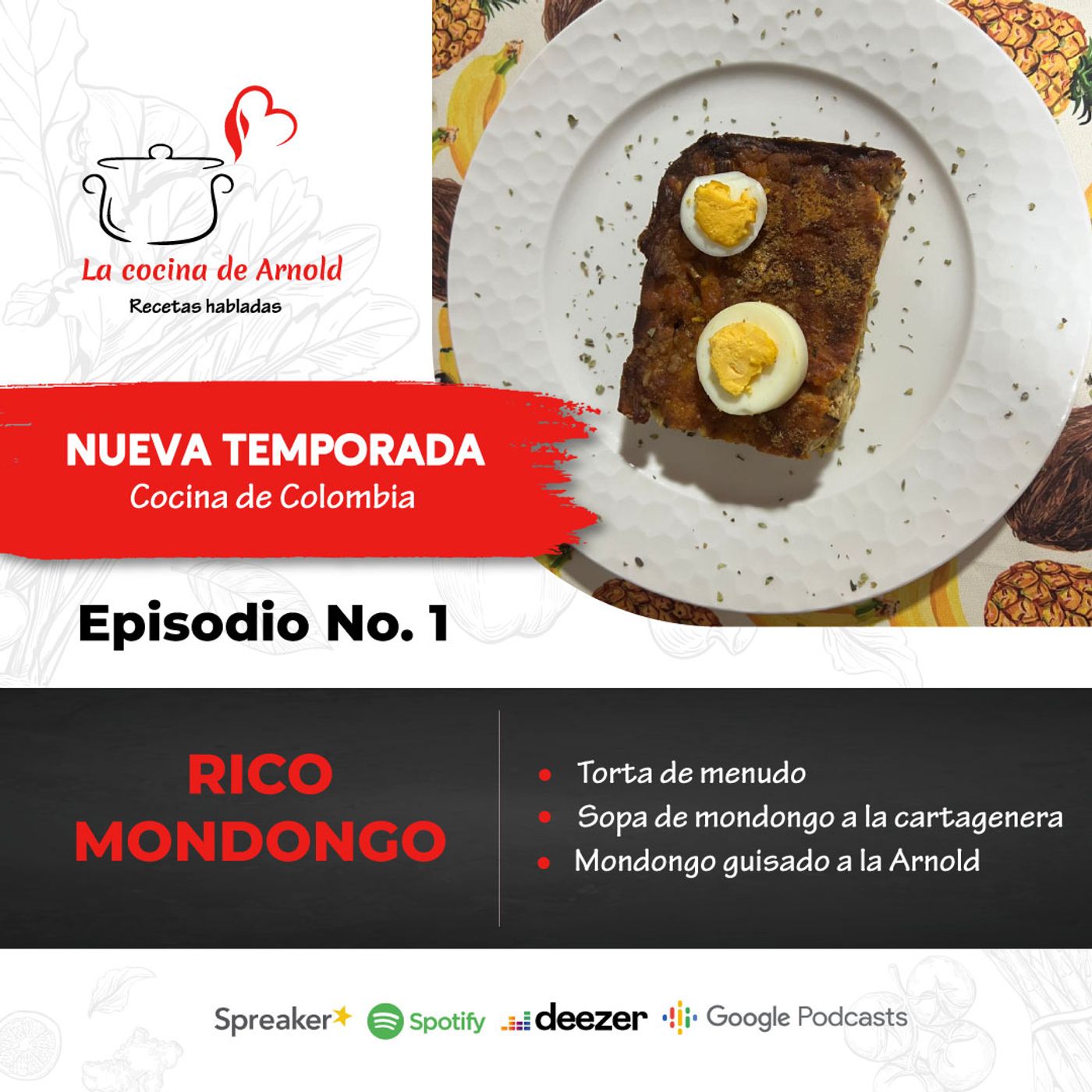 La cocina de Arnold, recetas habladas