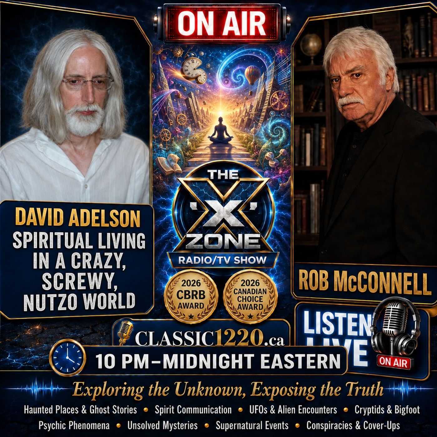 Rob McConnell Interviews - DAVID ADELSON - Spiritual Living in a Crazy, Screwy, Nutzo World episode artwork