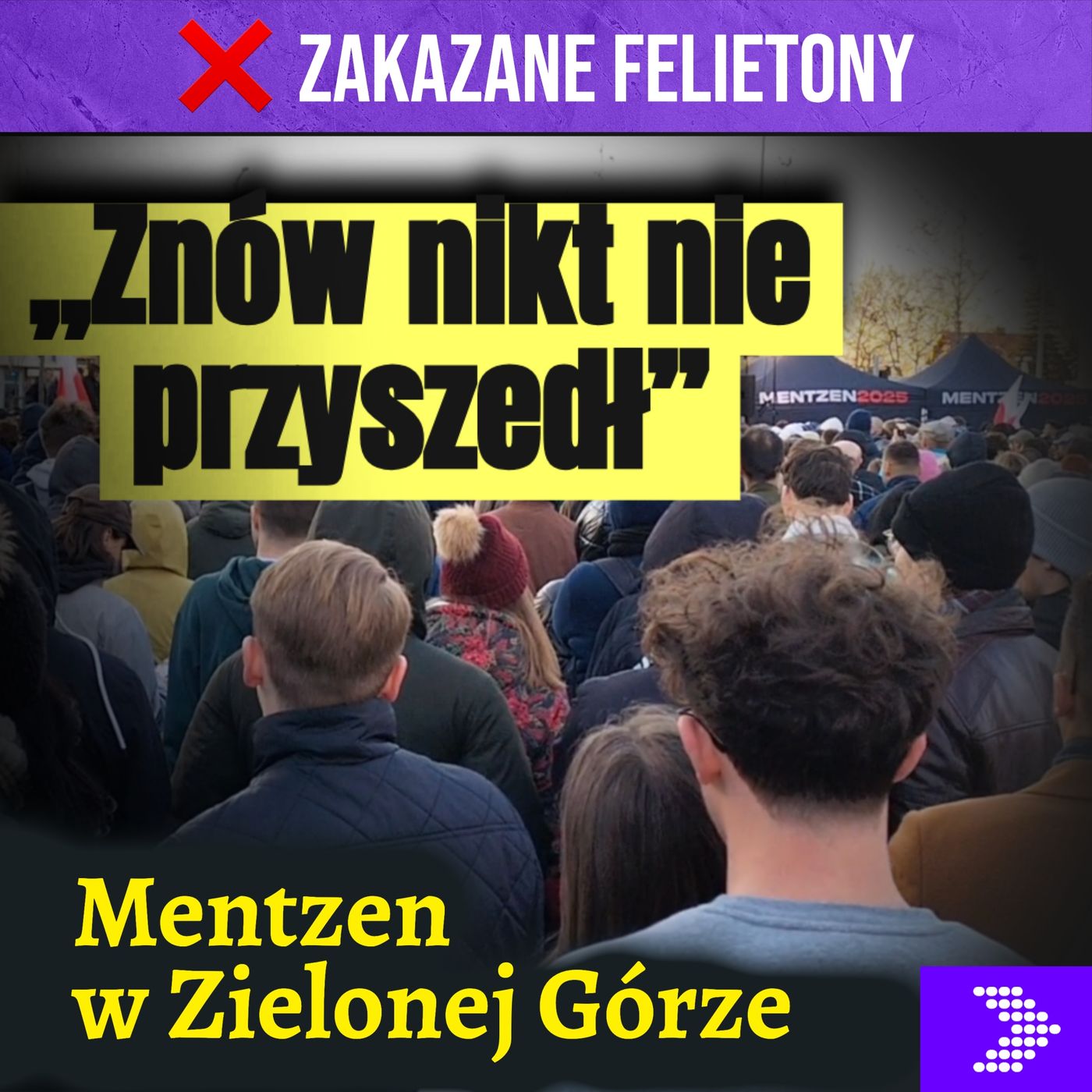 Mentzen w Zielonej Górze. „Znów nikt nie przyszedł”