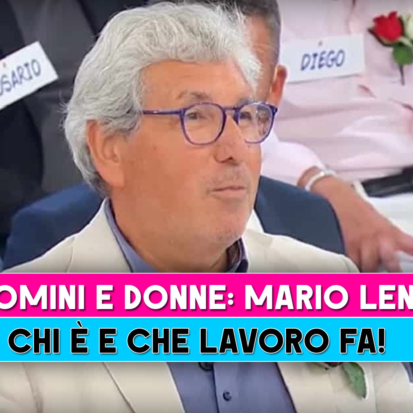 Uomini E Donne, Mario Lenti: Chi E' E Che Lavoro Fa!