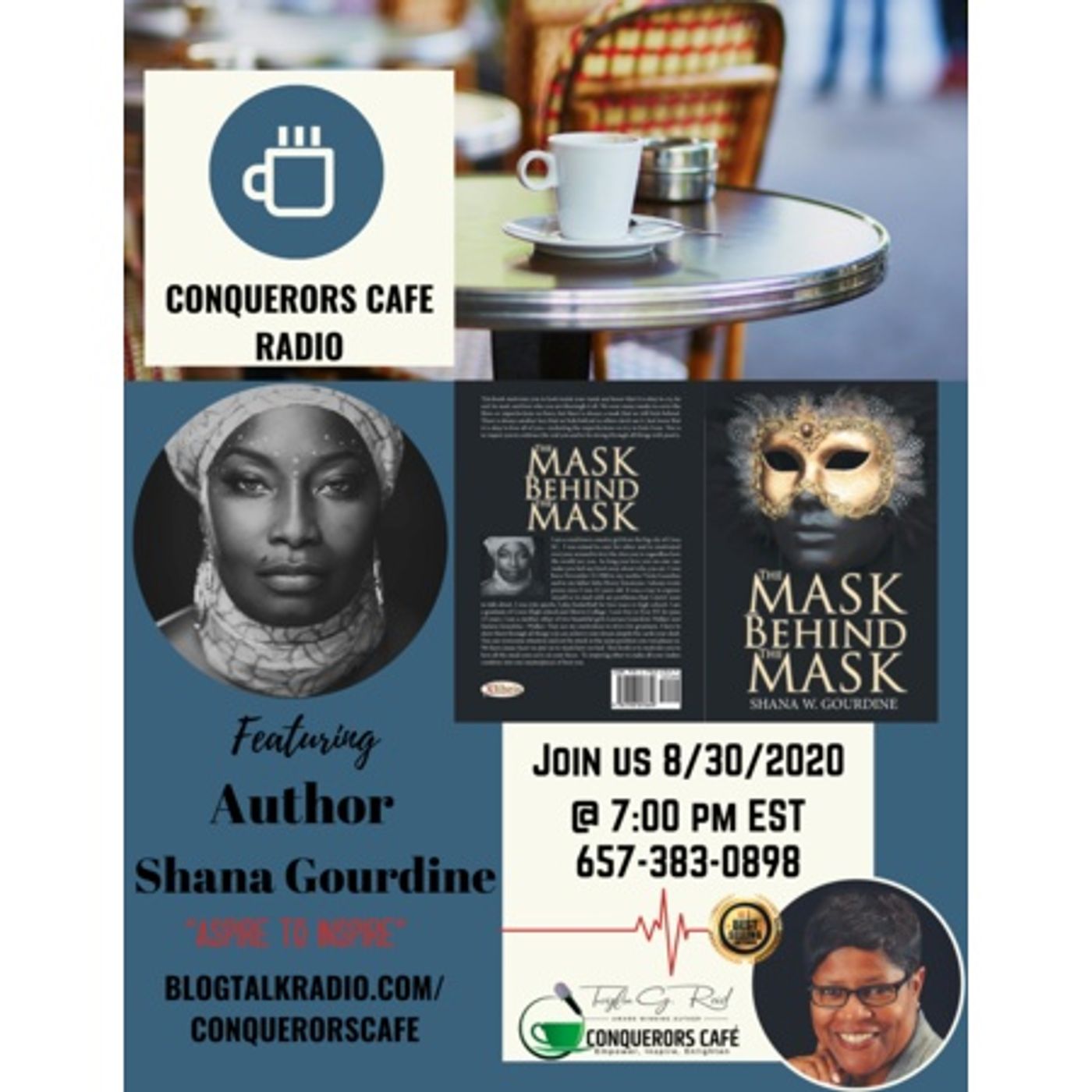 Conquerors Cafe Author Spotlight Featuring Author Shana Gourdine thumbnail