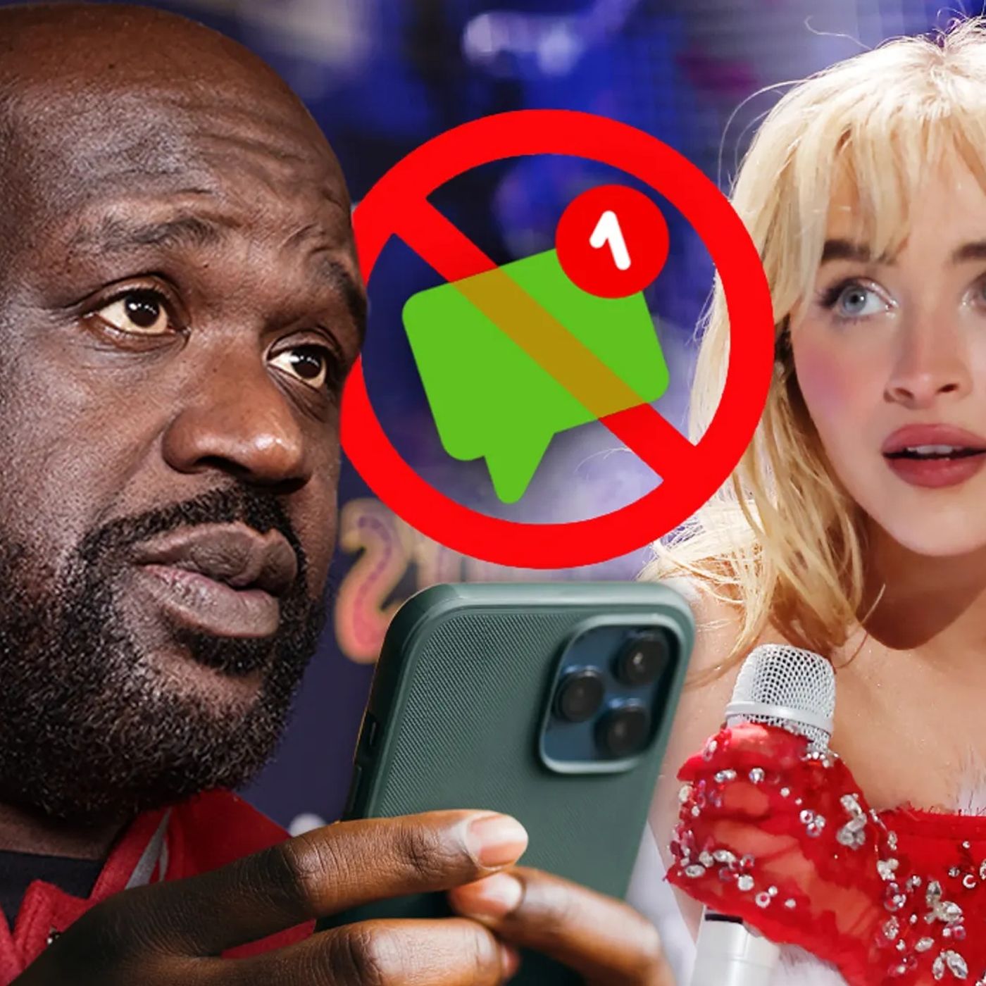 Shaquille O'Neal denies sending Sabrina Carpenter flirty private messages episode artwork