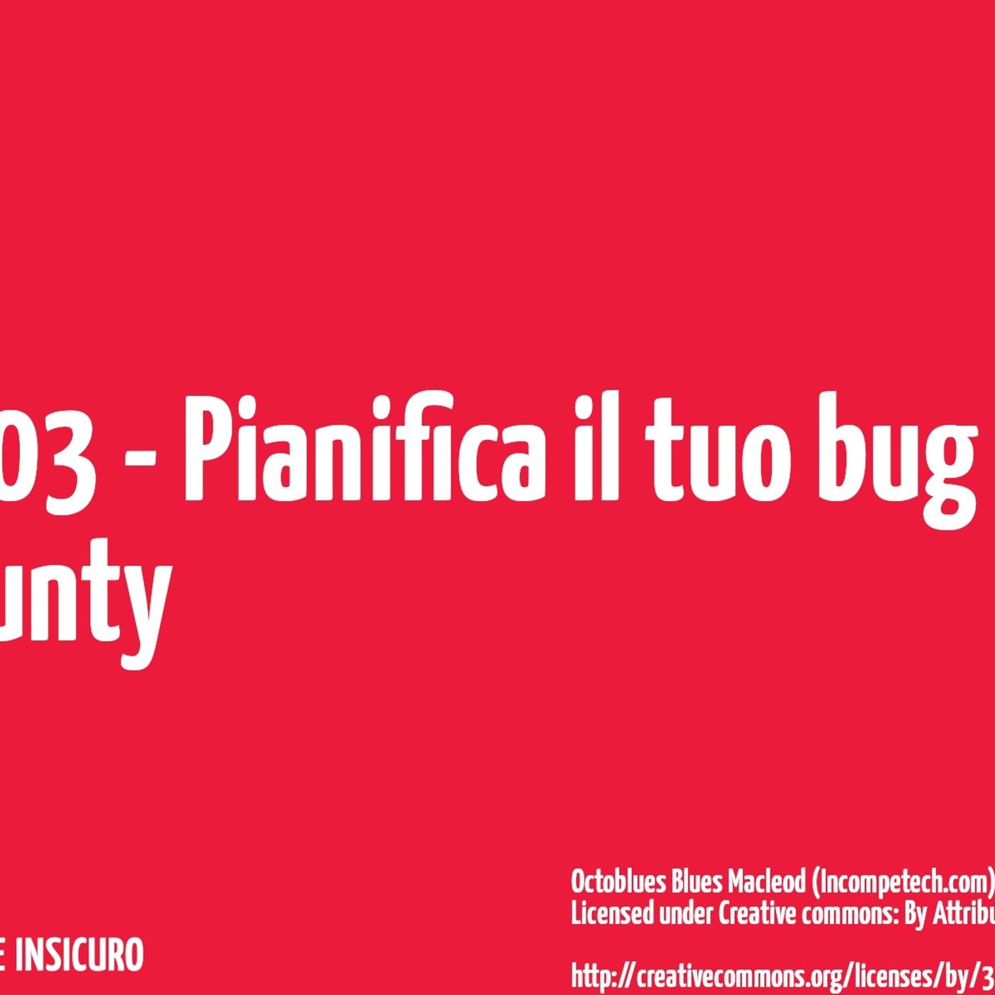 Pianifica il tuo bug bounty