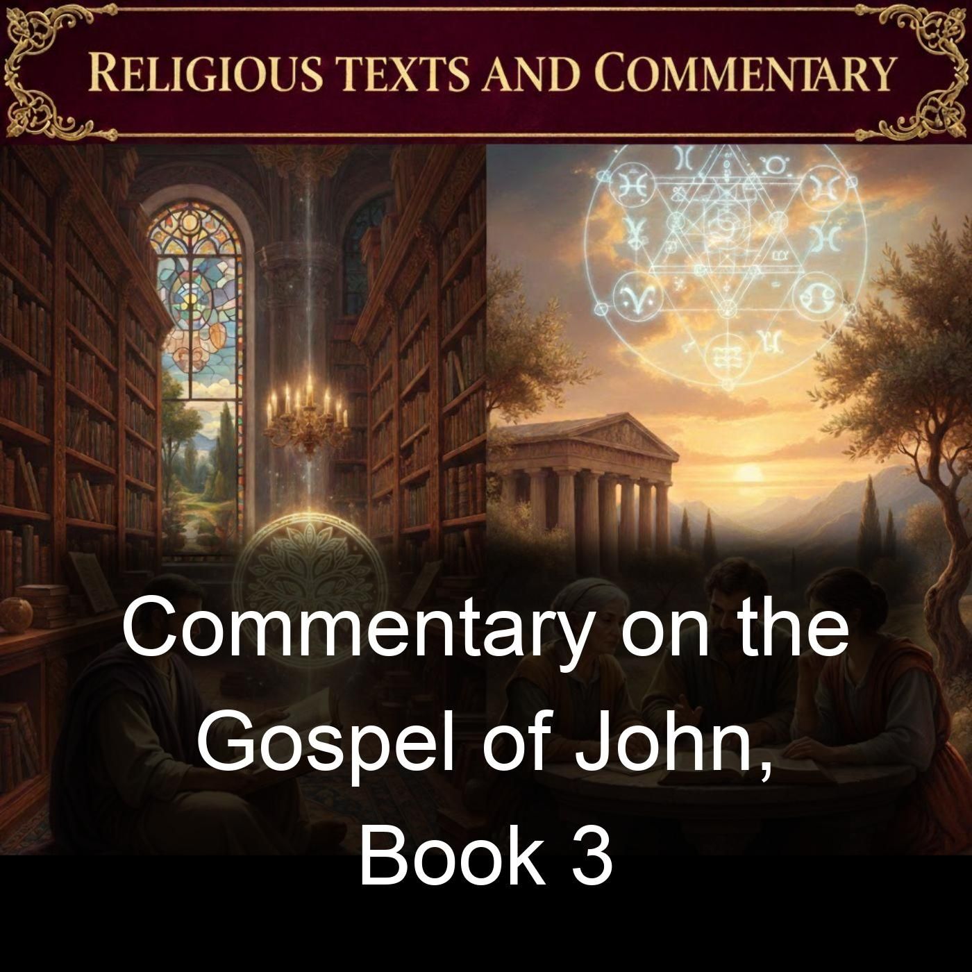 Commentary on the Gospel of John, Book 3 cover art