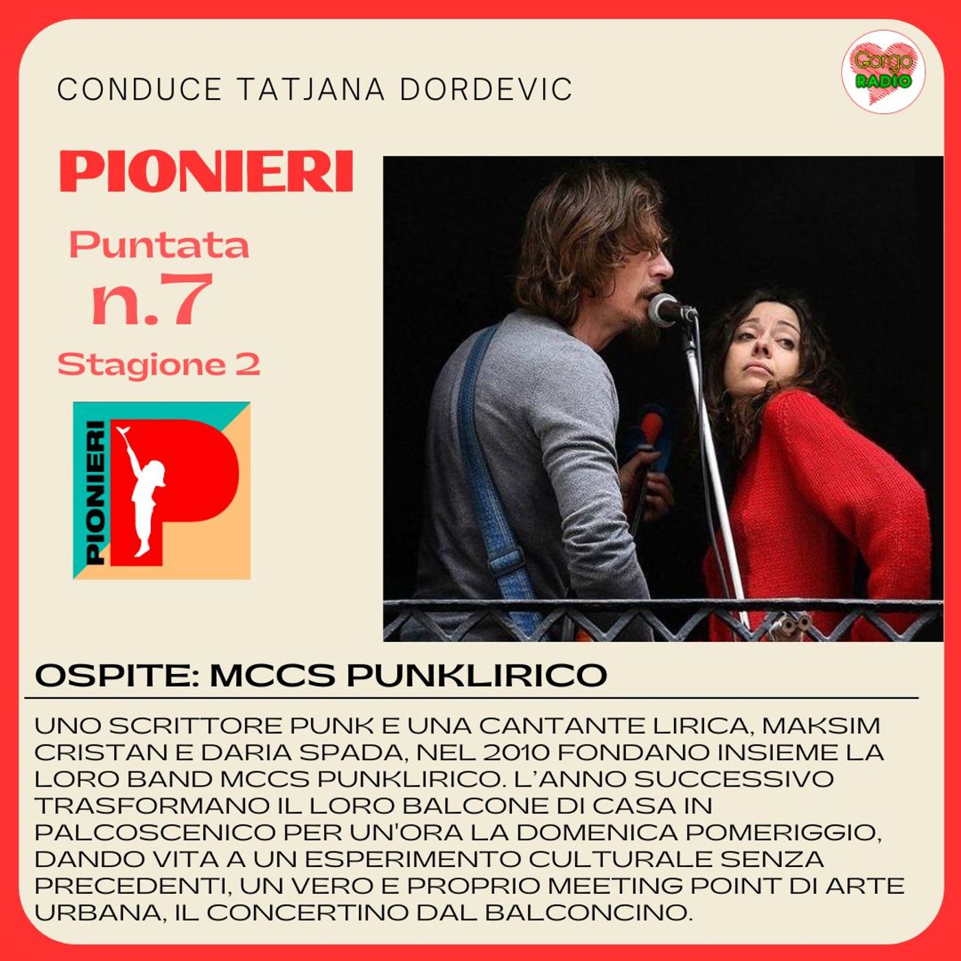 Intervista a Maksim Cristan e Daria Spada, fondatori della MCCS Punklirico episode artwork