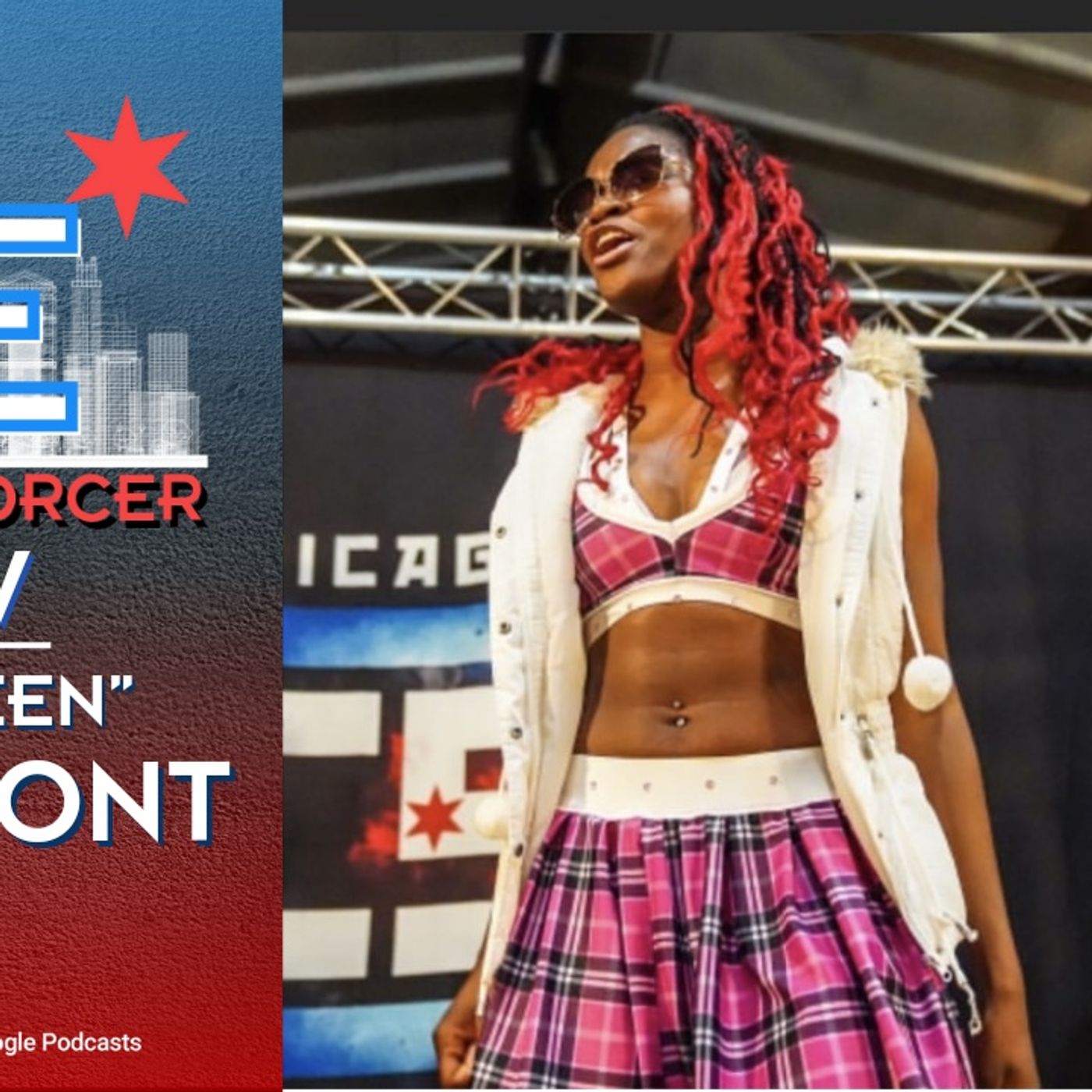 PWE Report Podcast w Independent Women's Wrestler "The Phoenix Princess" Aminah Belmont episode artwork