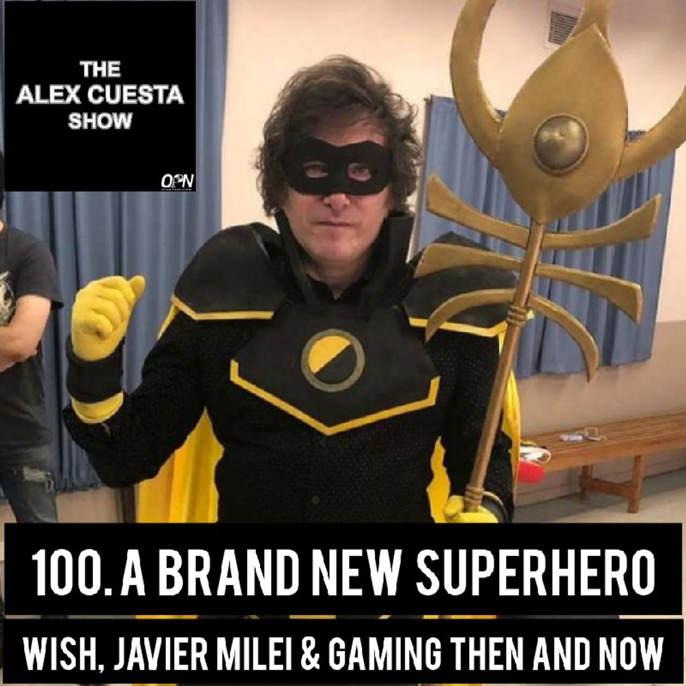 100. A Brand New Superhero episode artwork