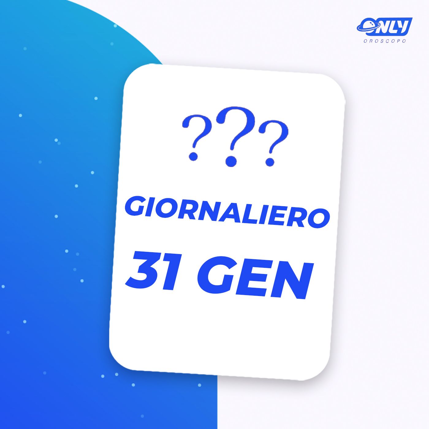 Oroscopo di GioGio