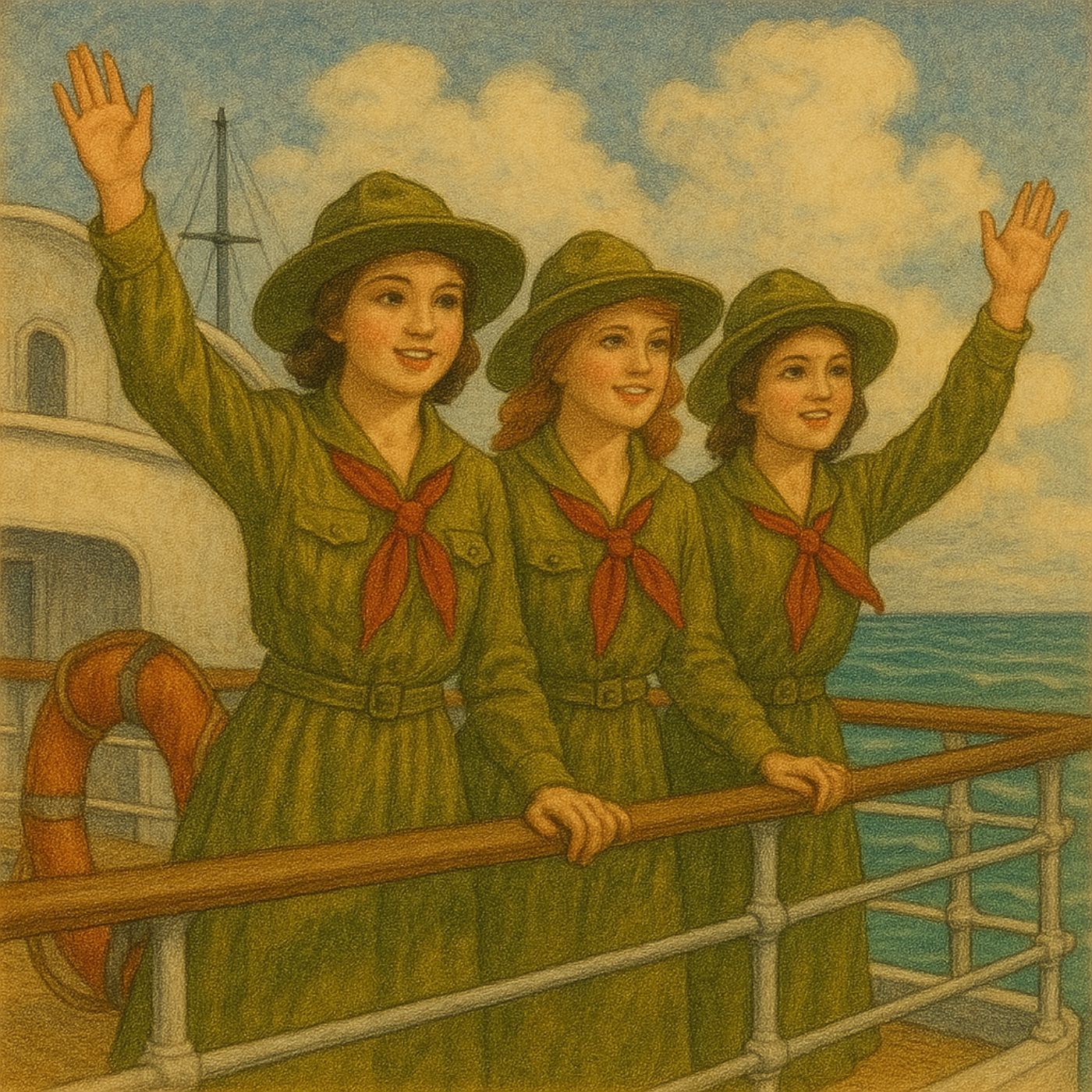 Camp Fire Girls Across the Seas